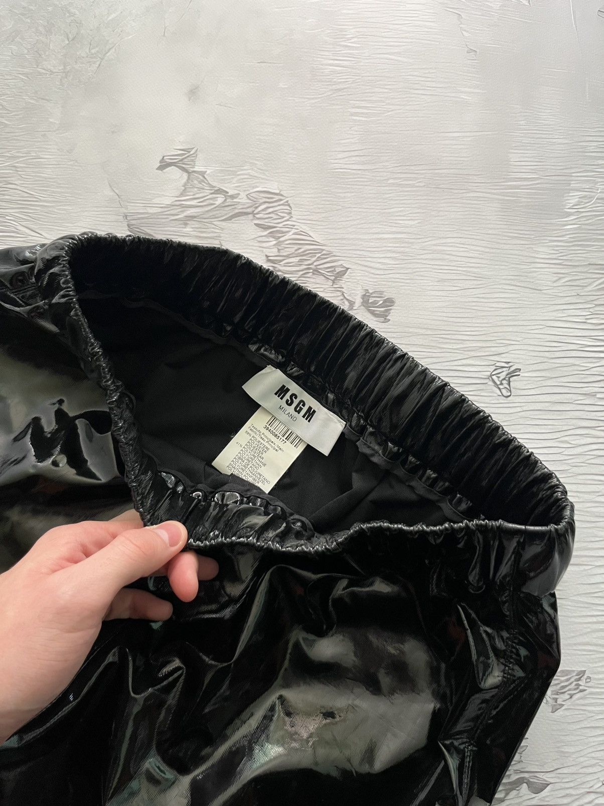 MSGM MSGM Milano Pants Black Polyester Blend Leggings Size 27" / US 4 / IT 40 - 4 Thumbnail