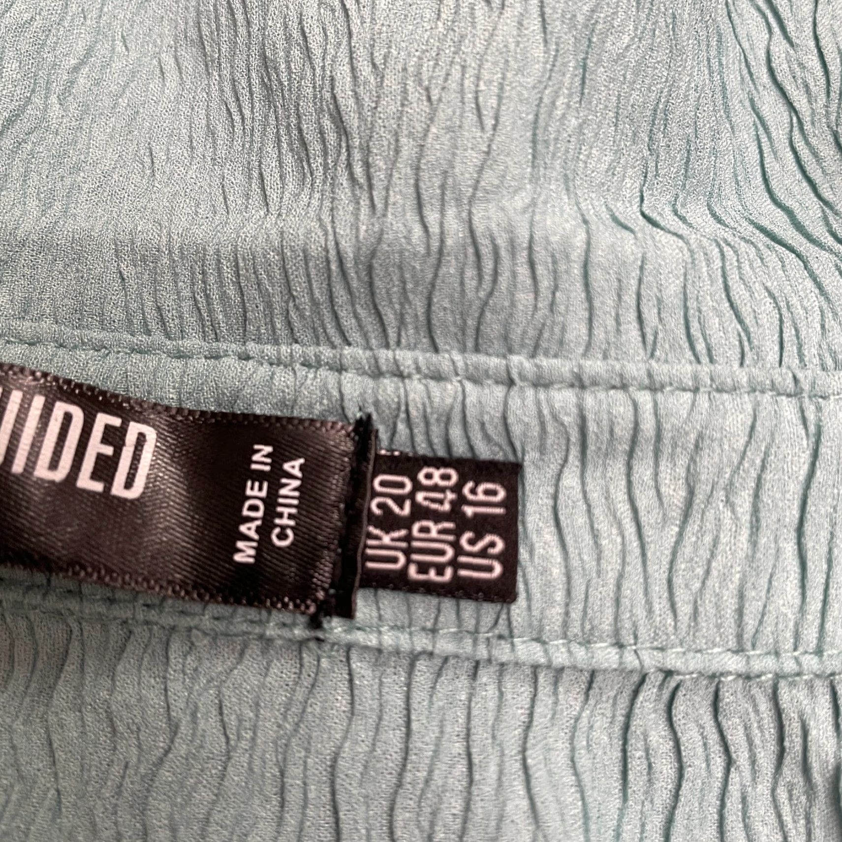 Missguided Missguided Plus Wrap Shirt Womens 16W Green Long Sleeve Collared Top Tunic Blouse Size XXL / US 16-18 / IT 52-54 - 4 Thumbnail