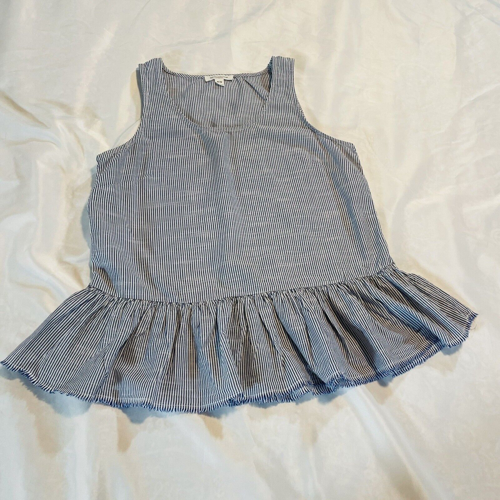 Other Beach Lunch Lounge Women Blue Sleeveless Lightweight Cool Co Size M / US 6-8 / IT 42-44 - 3 Thumbnail