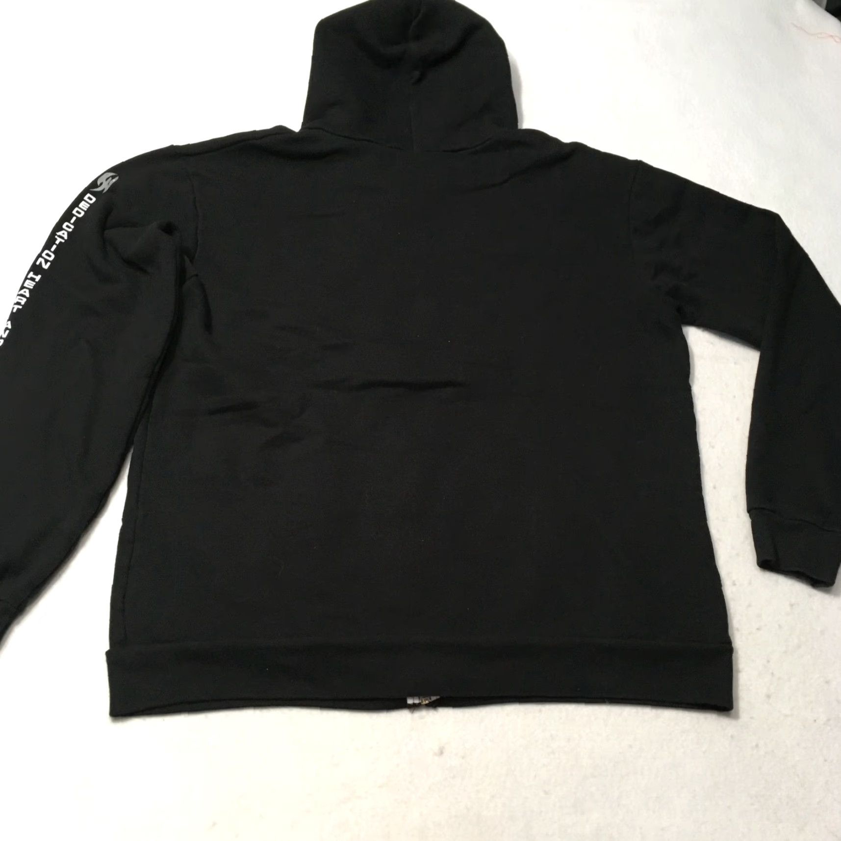 Vintage Surf Shop Hoodie Men 2XL Zip Up Sweatshirt BLACK Distressed Pocket Baseball 90s Beach City Outdoor Graphic Print Crew Neck Hooded Sweatshirt Glove? Size US XXL / EU 58 / 5 - 7 Thumbnail