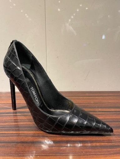 Tom Ford o1w1db11224 W2222T Croc-effect Leather Pumps in Black Size US 9 / IT 39 - 1 Preview