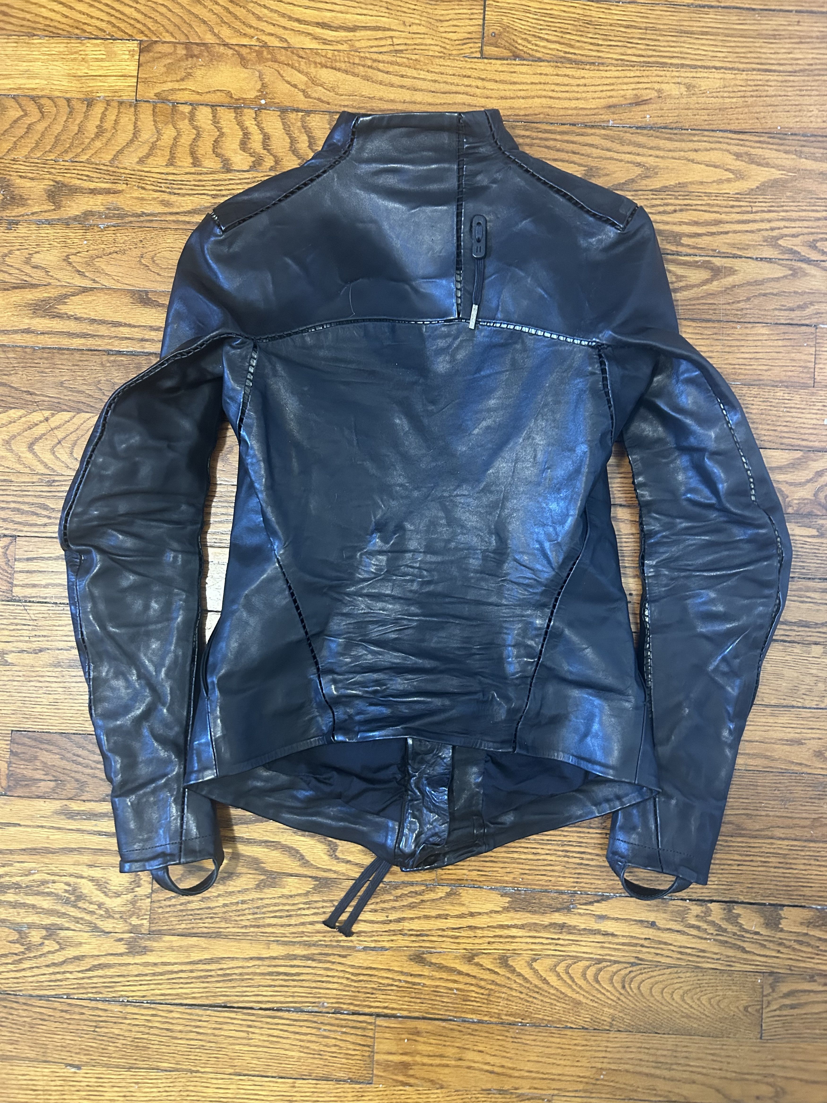 Boris Bidjan Saberi Kangaroo Leather Scarstitch jacket Size US XS / EU 42 / 0 - 3 Thumbnail