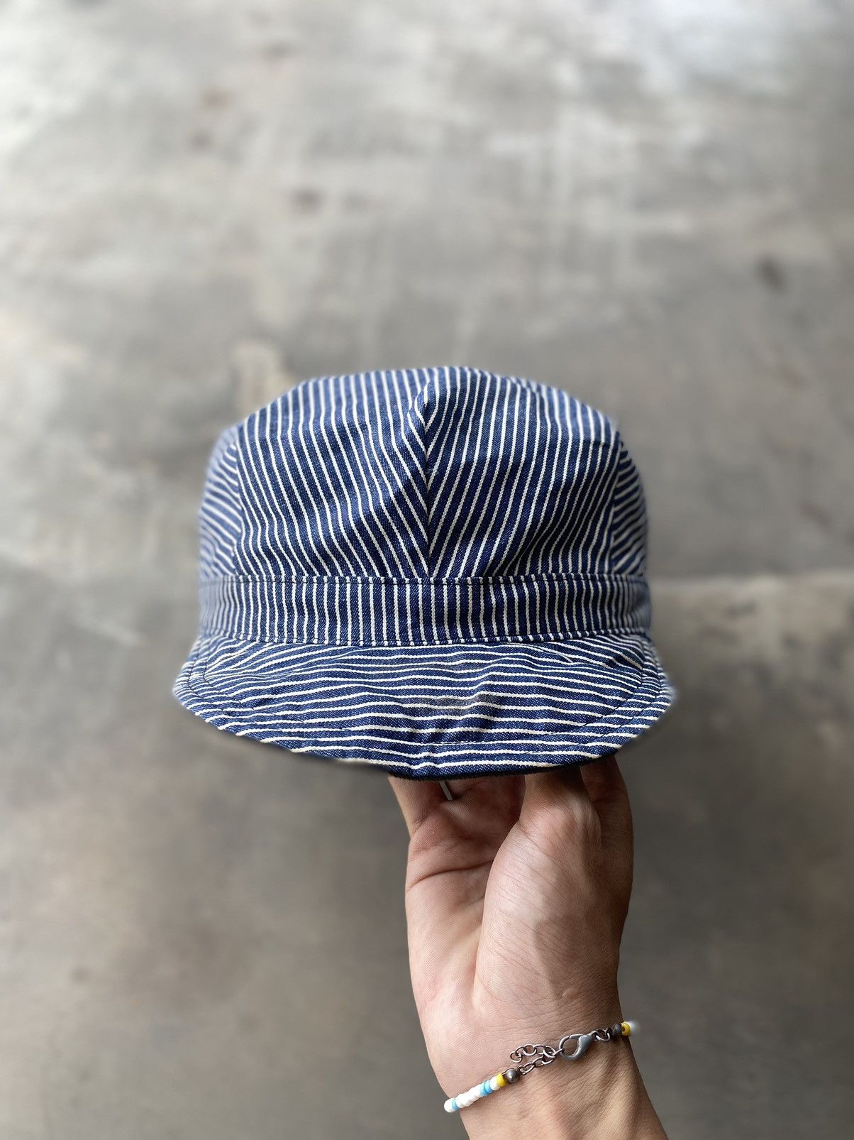 Japanese Brand × Vintage REVERSIBLE JACK & JILL HICKHORY MECHANIC CAP Size ONE SIZE - 3 Thumbnail