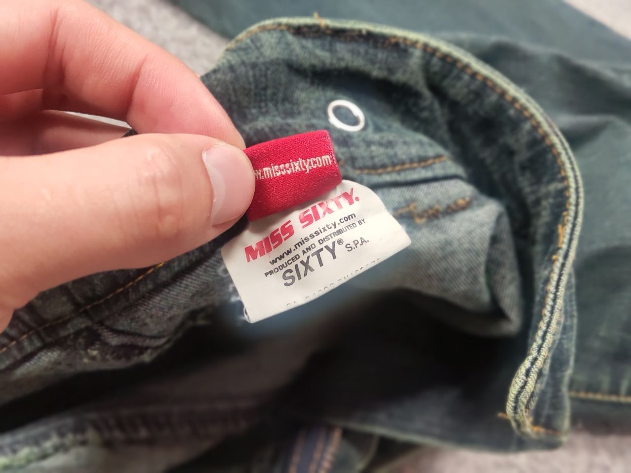 Miss Sixty Vintage Miss Sixty roxy Low Rise Flared patchwork Jeans Y2K Size 31" - 19 Thumbnail