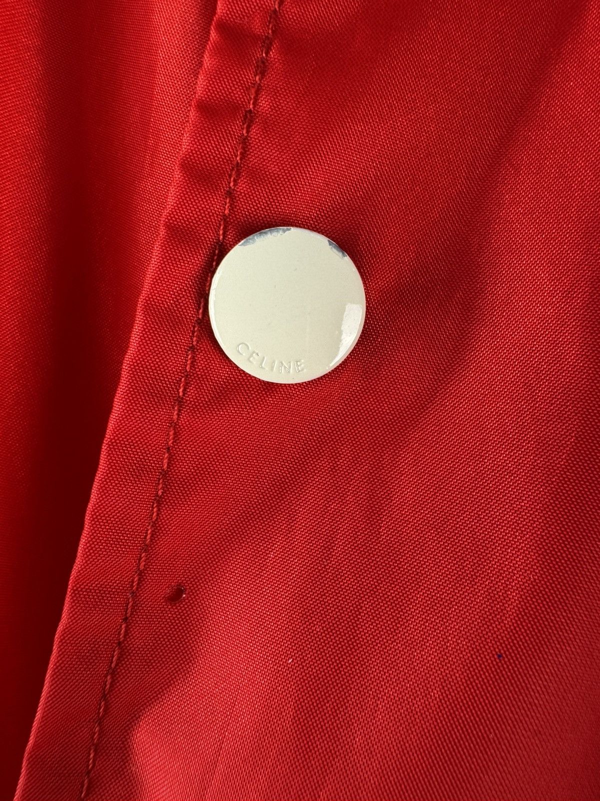 Celine Celine nylon button up windbreaker jacket Size US M / EU 48-50 / 2 - 9 Thumbnail