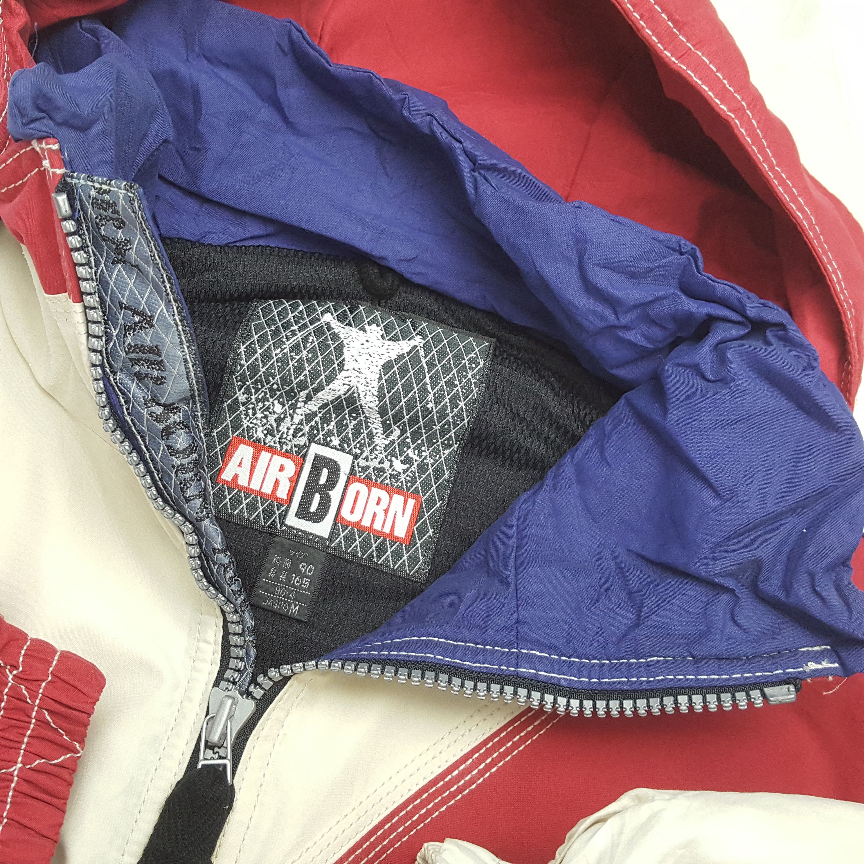 Japanese Brand × Vintage AIR BORN Rare Design Jacket Streetwear Size US XL / EU 56 / 4 - 12 Thumbnail