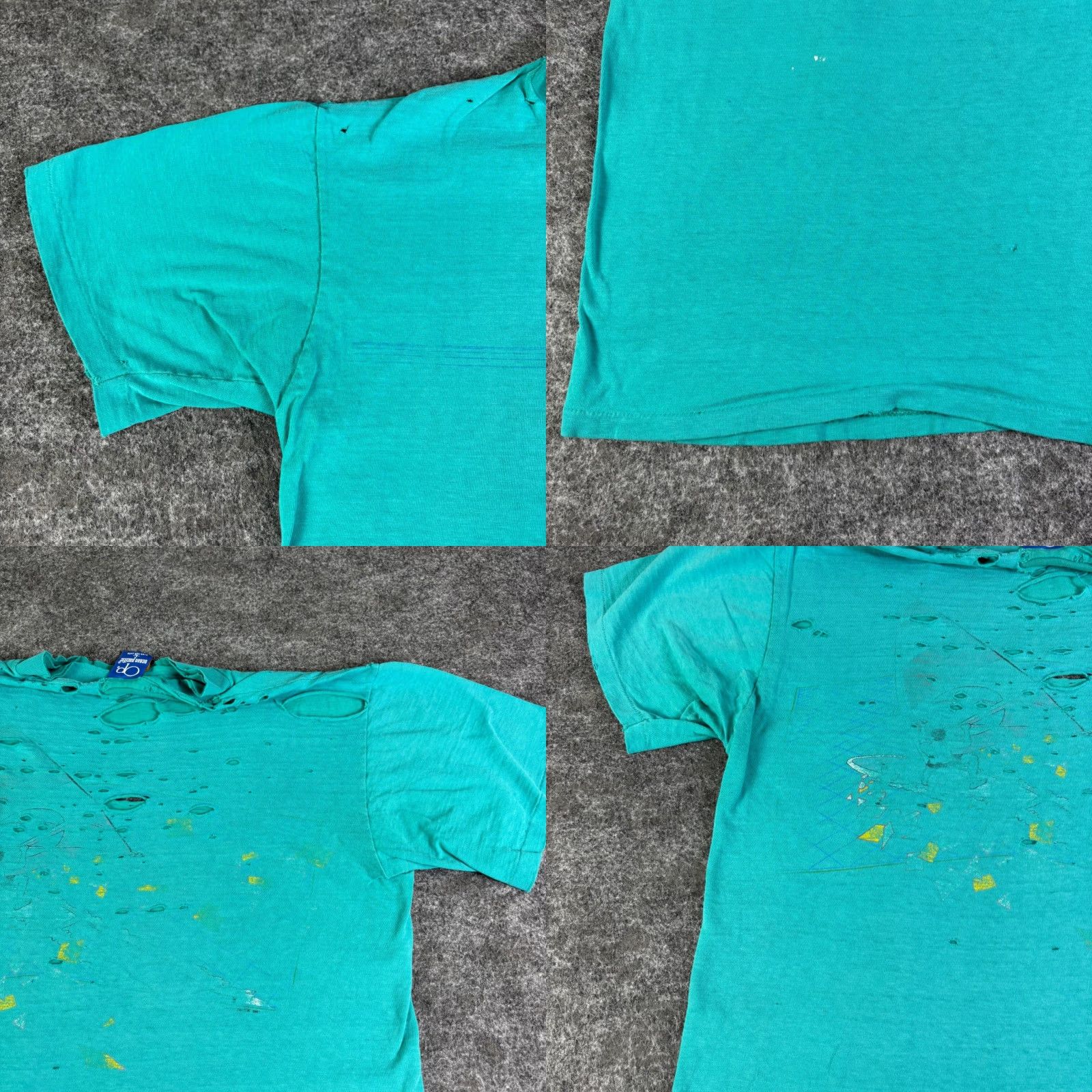 Ocean Pacific VINTAGE Ocean Pacific Graphic T Shirt Teal Turquoise Geo Print Men Size Lg 90s Size US L / EU 52-54 / 3 - 8 Thumbnail