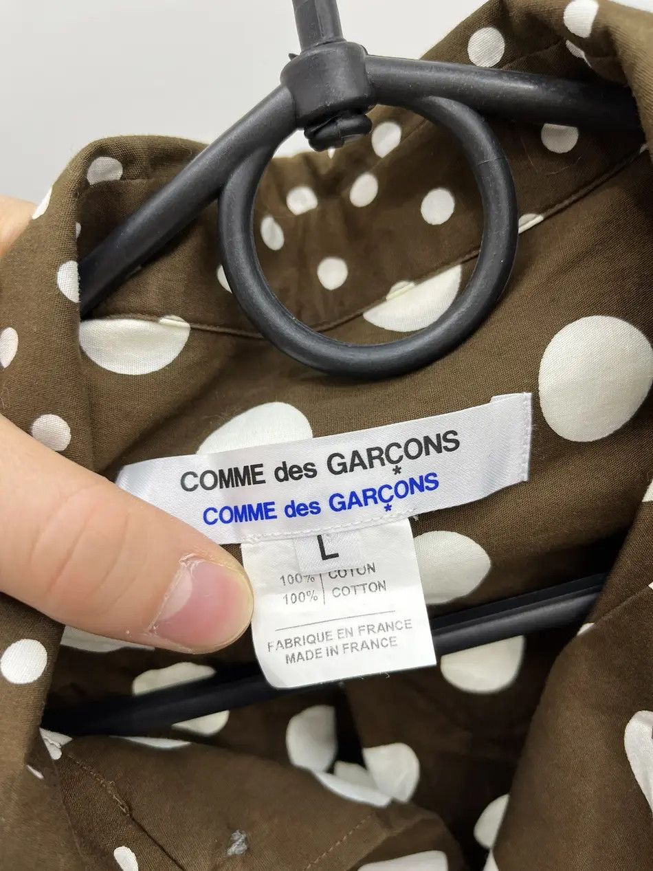 Comme des Garcons Comme des Garcons Polka Dot Button Up Cotton Shirt Size L / US 10 / IT 46 - 3 Thumbnail
