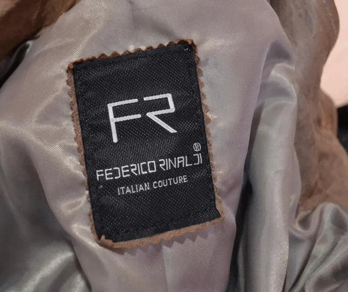 Other brown leather jacket sz s xs brand Federico Rinaldi Size S / US 4 / IT 40 - 3 Thumbnail