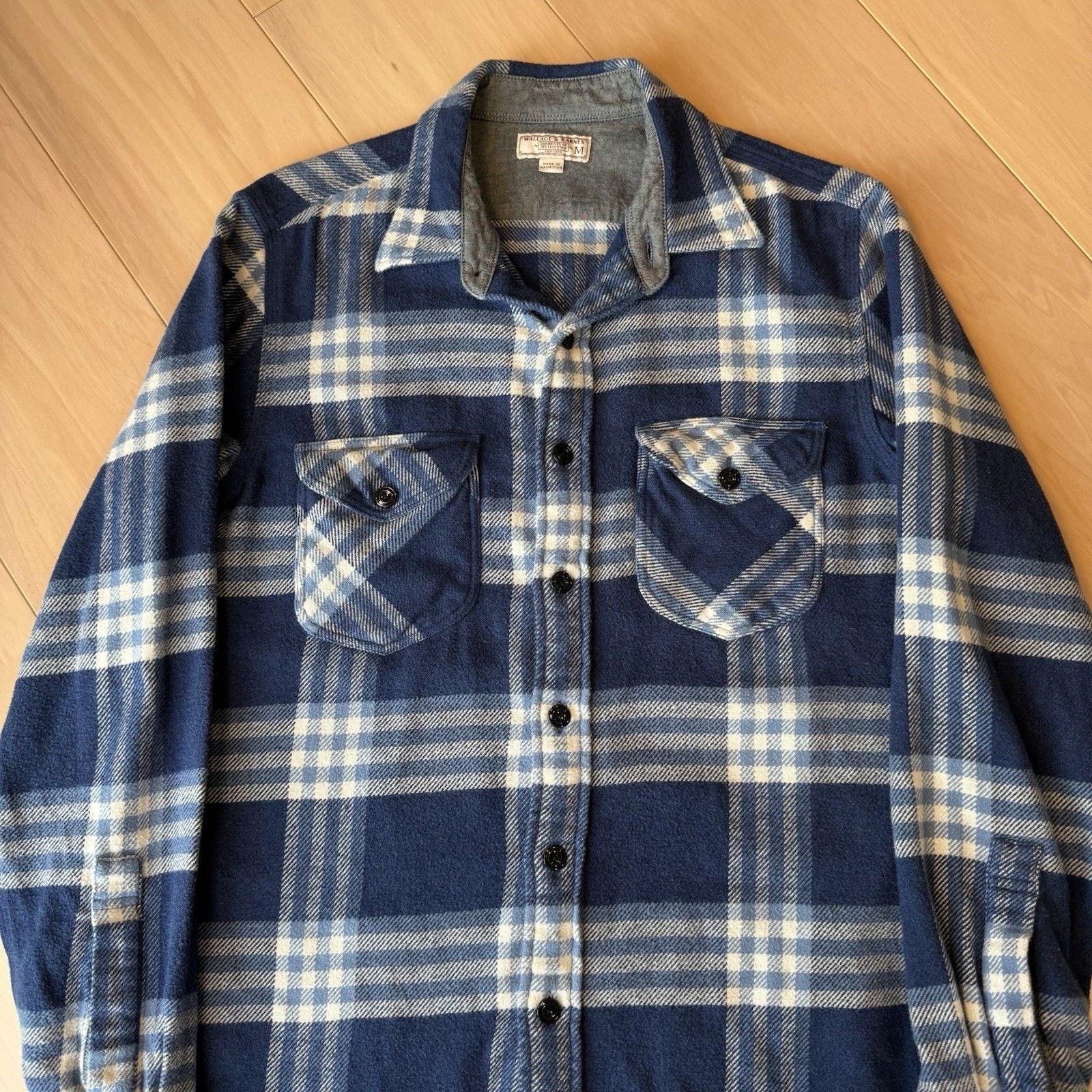 Wallace & Barnes Wallace & Barnes Flannel M Multicolor Plaid Cotton Shirt Size US M / EU 48-50 / 2 - 4 Thumbnail