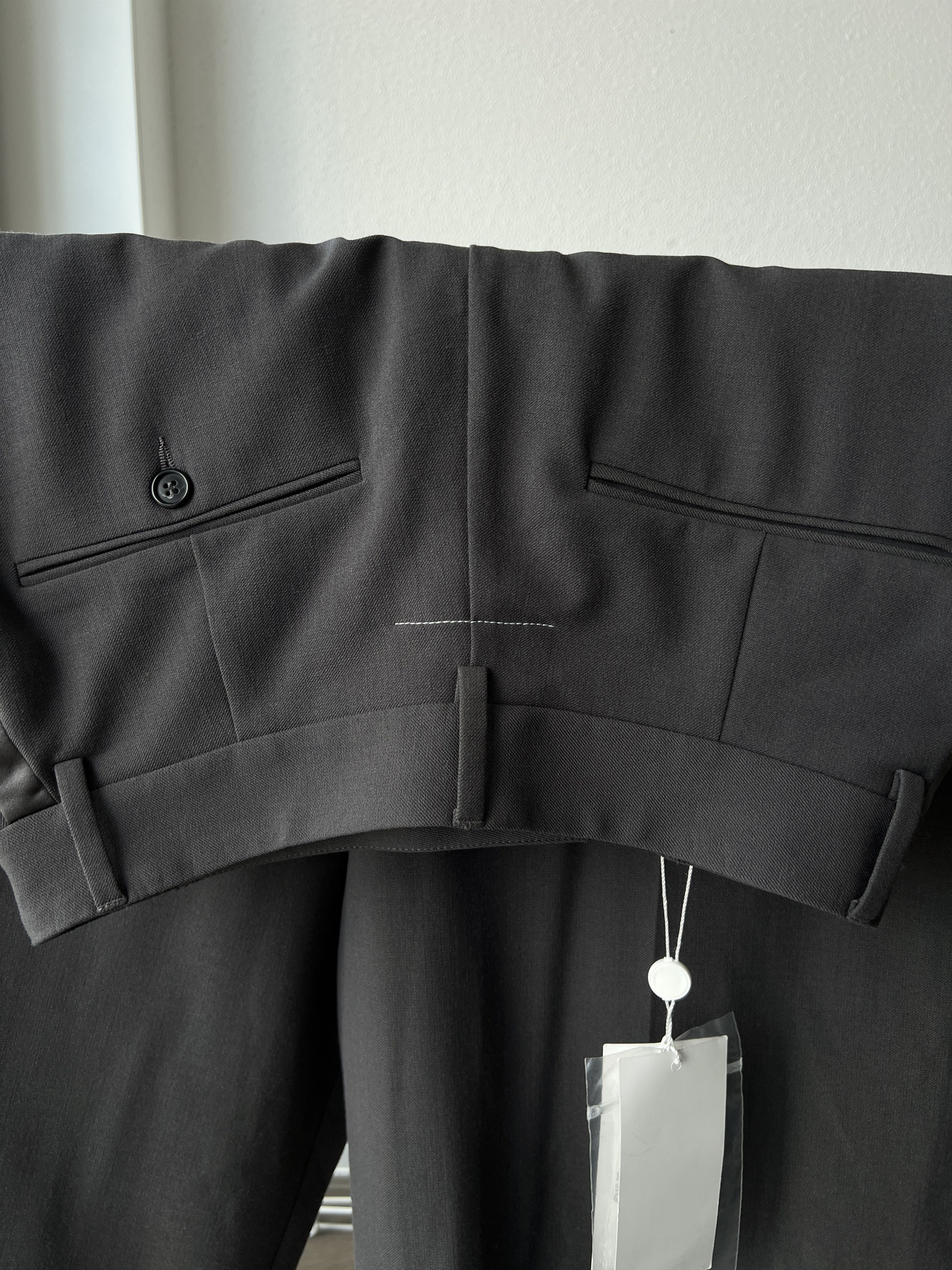Maison Margiela MM6 Maison Margiela Tailoring Wool Canvas Trousers Grey Size 30" / US 8 / IT 44 - 11 Thumbnail