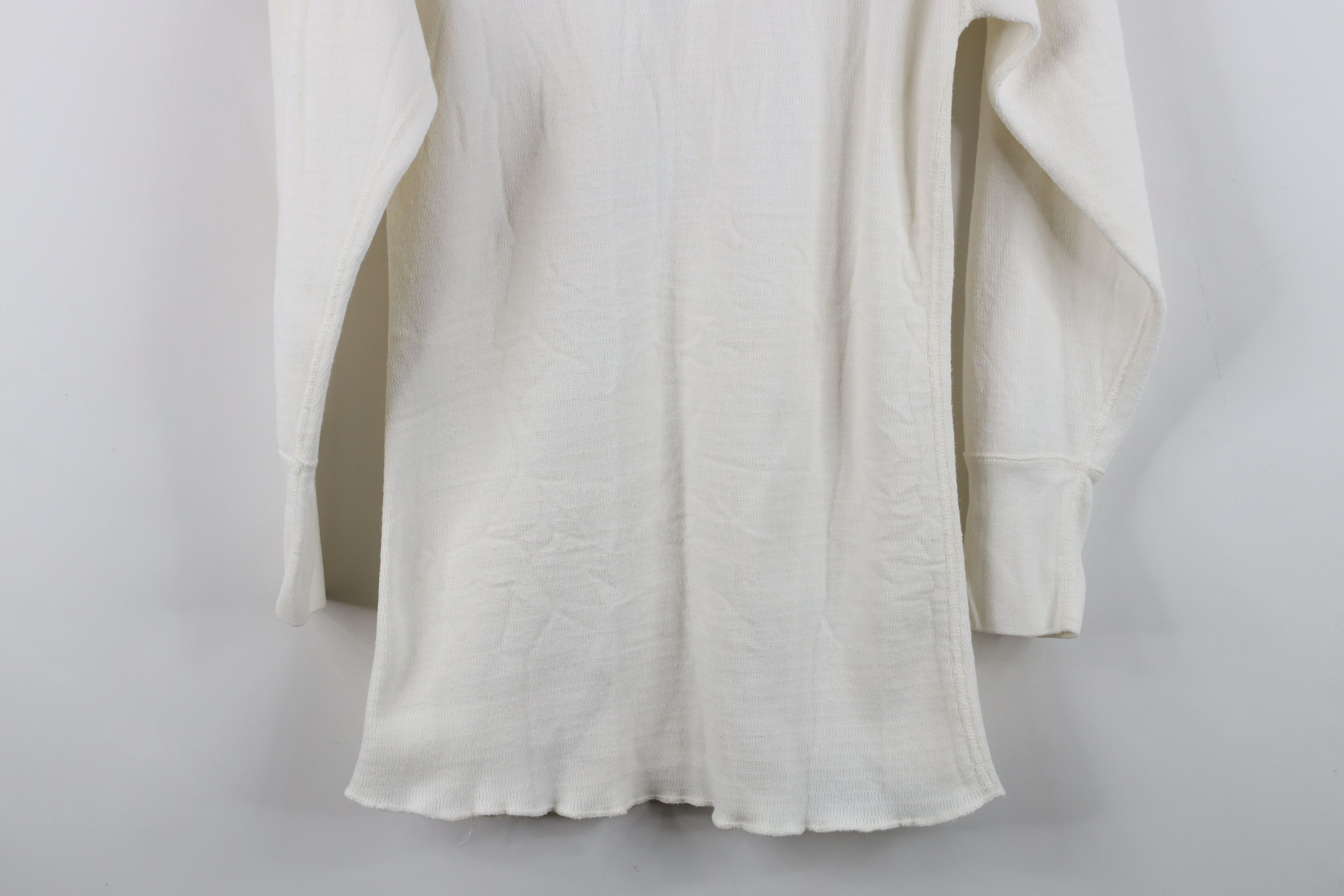 Vintage Vintage 70s Streetwear Waffle Knit Long Sleeve T-Shirt USA Size US XL / EU 56 / 4 - 13 Thumbnail
