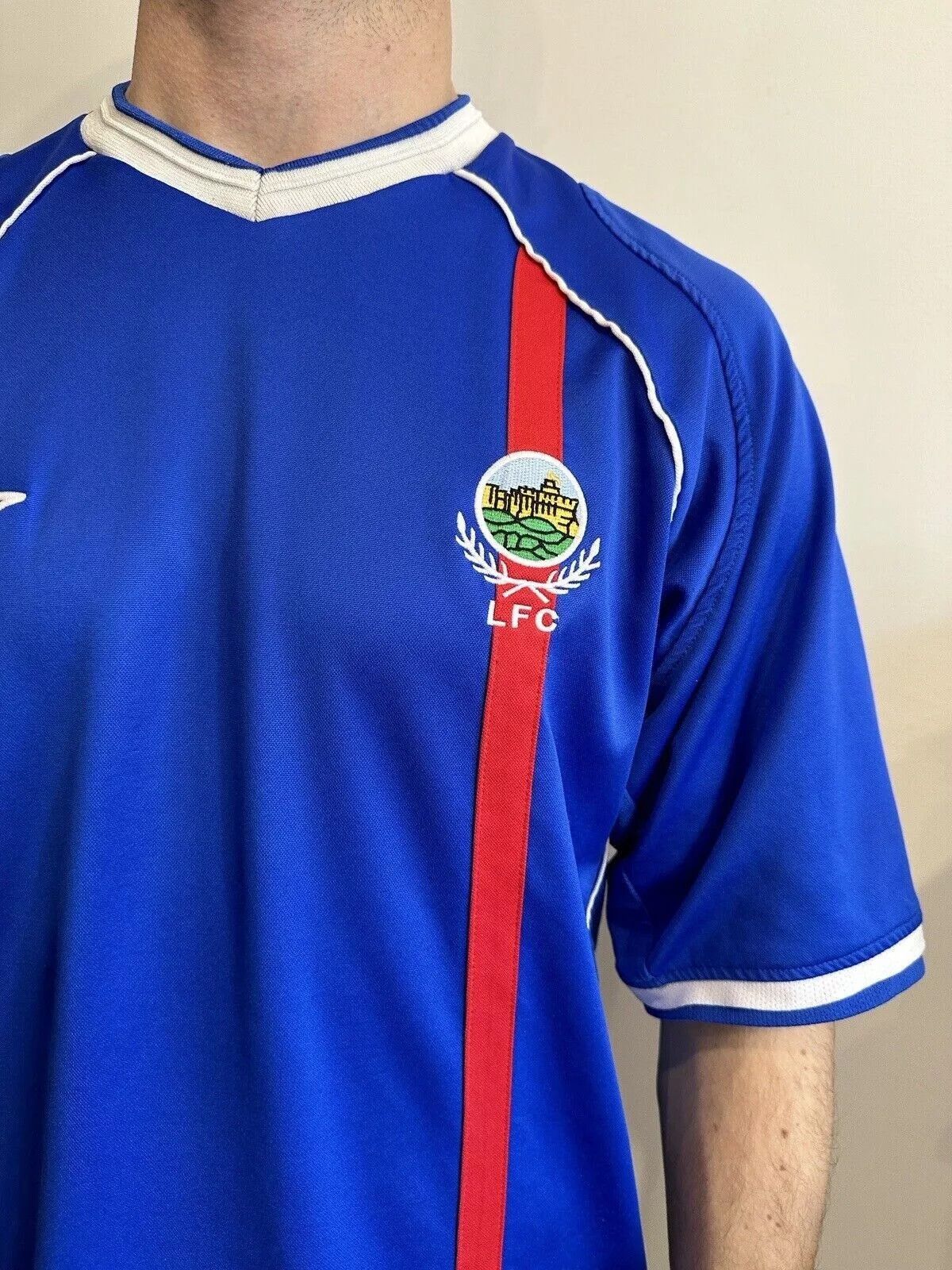 Umbro Vintage Linfield Ireland 2003 2004 Home Soccer Jersey Size US XL / EU 56 / 4 - 4 Thumbnail