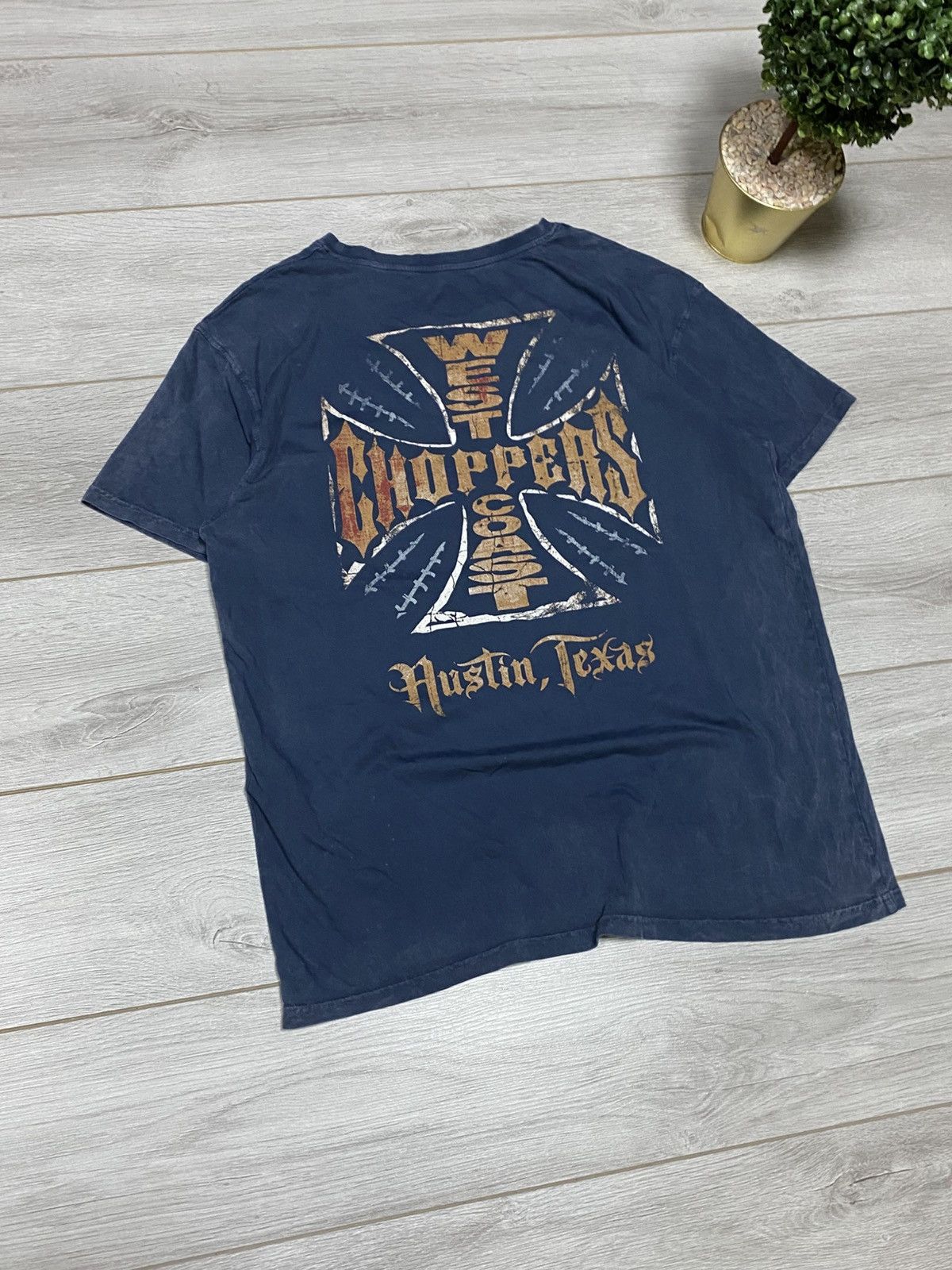 West Coast Choppers West Coast Choppers big logo cross tee bike Size US XXL / EU 58 / 5 - 3 Thumbnail