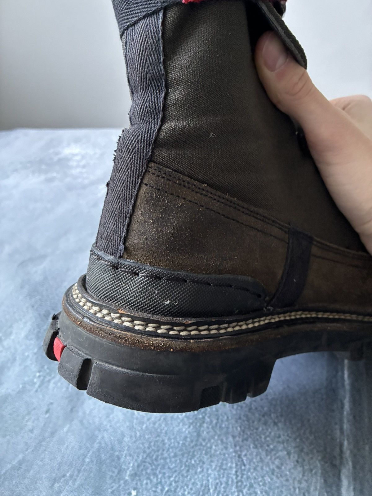 Prada Vintage Linea Rossa Sport Combat Ankle Boots Size US 9 / EU 42 - 9 Thumbnail