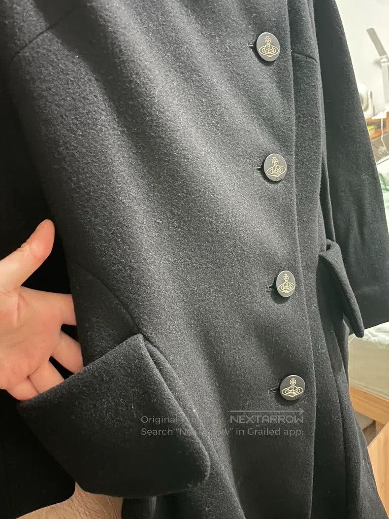 Vivienne Westwood Vivienne Westwood Single-Breasted Tweed Overcoat Size M / US 6-8 / IT 42-44 - 3 Thumbnail