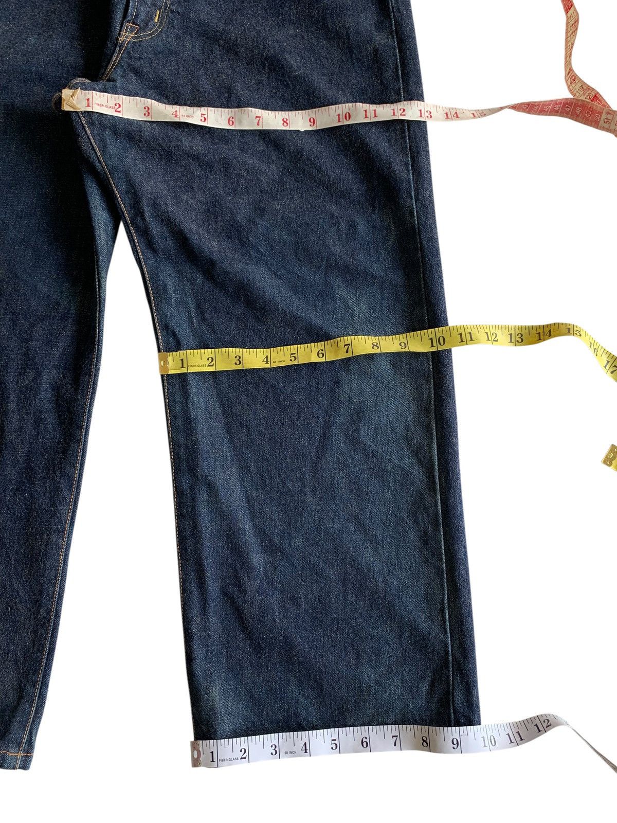 Kapital VINTAGE EDWIN 505 SELVEDGE BAGGY JAPANESE DENIM Size US 31 - 20 Thumbnail
