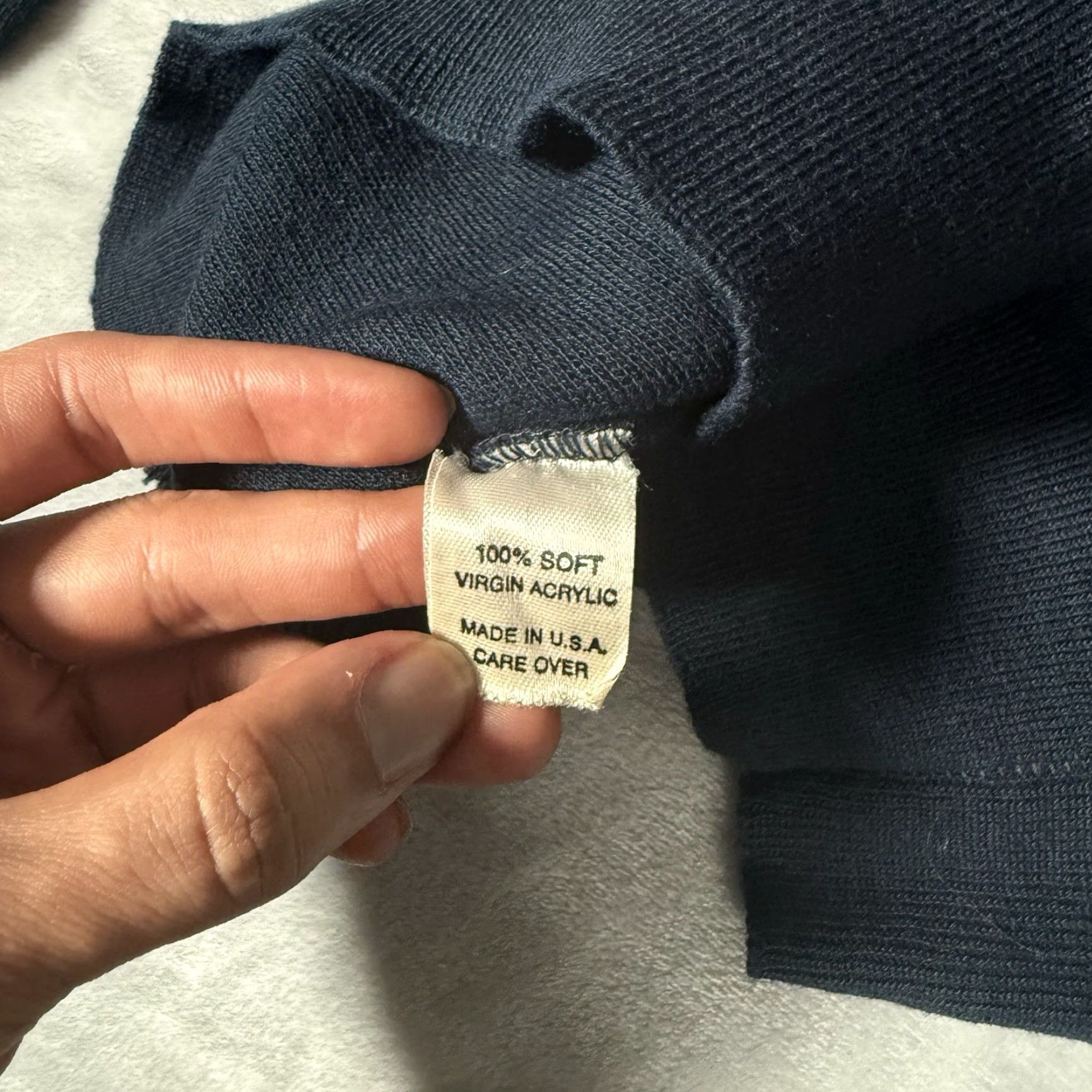 Vintage VINTAGE NFL Superbowl XXIII V Neck Sweater Mens L Acrylic Blue 80s Miami Florida NFL Logo Embroidered Pullover Knit Size US L / EU 52-54 / 3 - 5 Thumbnail