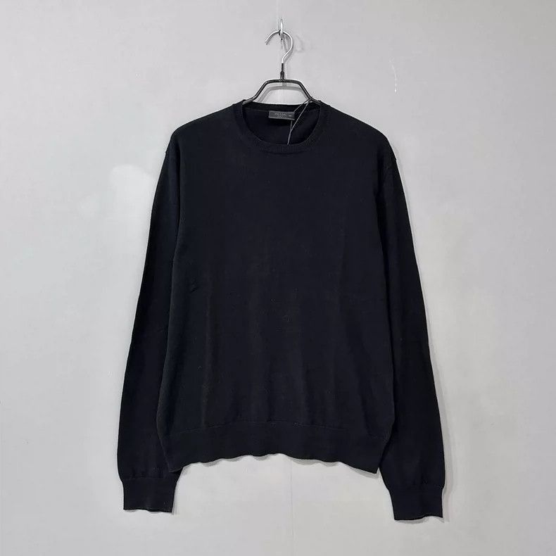 Prada Black Knit Sweater by PRADA-2506 Size US L / EU 52-54 / 3 - 2 Thumbnail