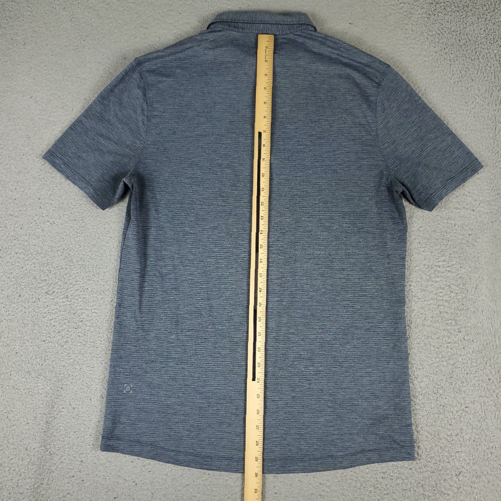 Lululemon Lululemon Polo Shirt Mens M Blue Tech Active Golf Short Sleeve Shirt Polo with Logo Mens Casual Size US M / EU 48-50 / 2 - 6 Thumbnail