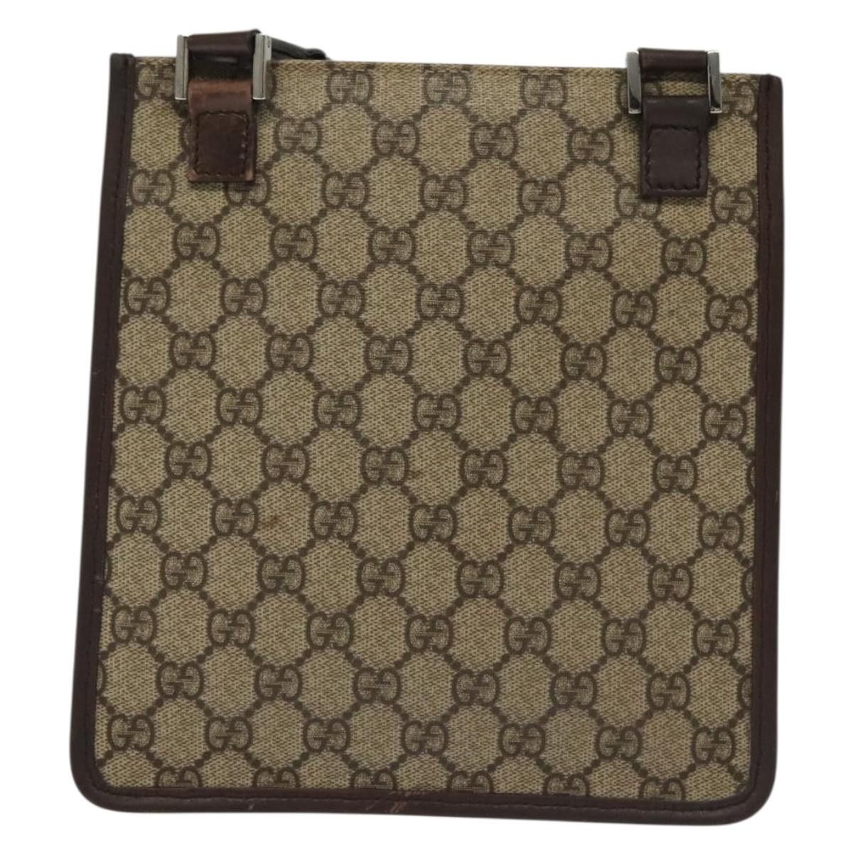 Gucci GUCCI GG Supreme Shoulder Bag Pvc Beige Silver Size ONE SIZE - 3 Thumbnail
