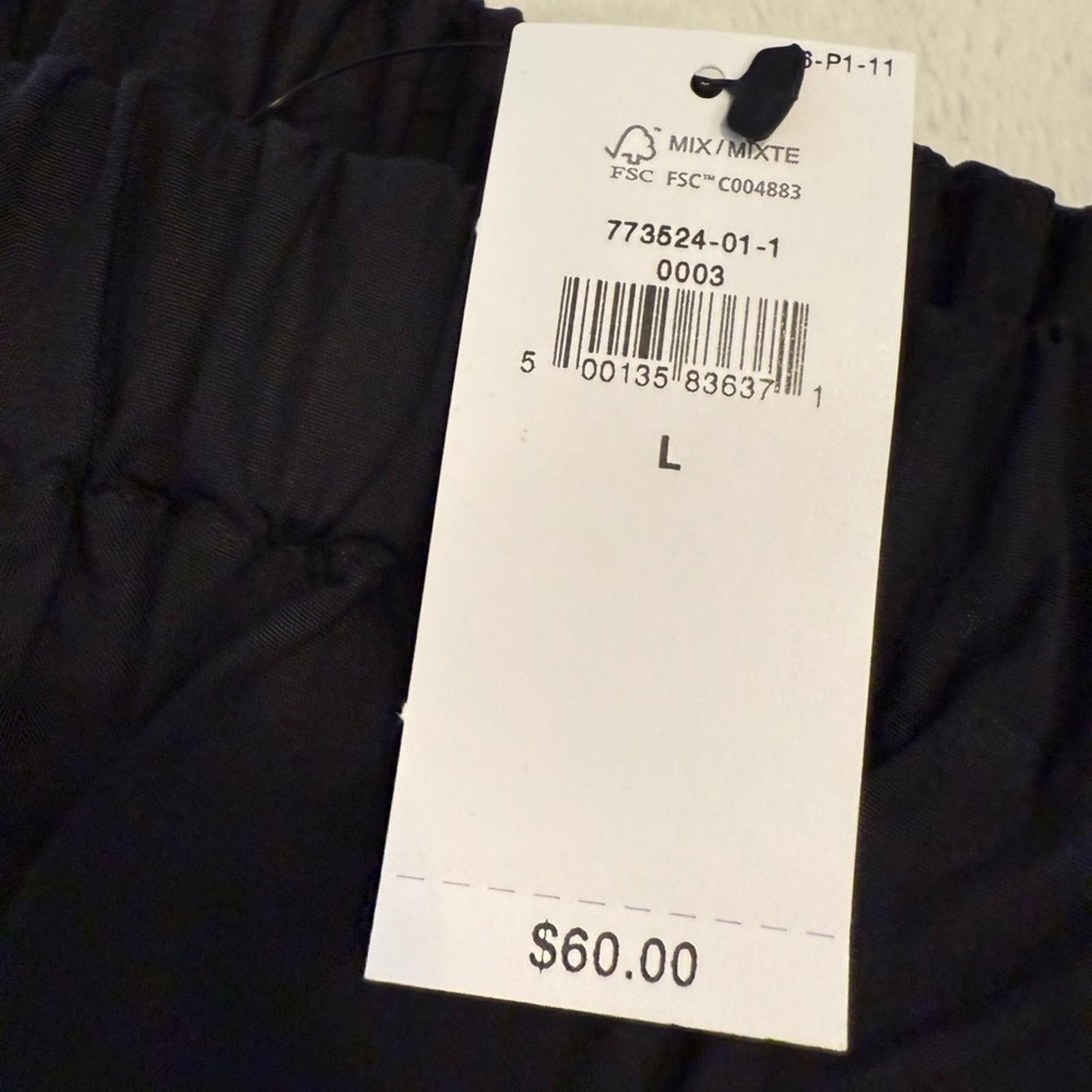 Banana Republic Banana Republic Factory black crop top ruffled SZ LG Size L / US 10 / IT 46 - 7 Thumbnail