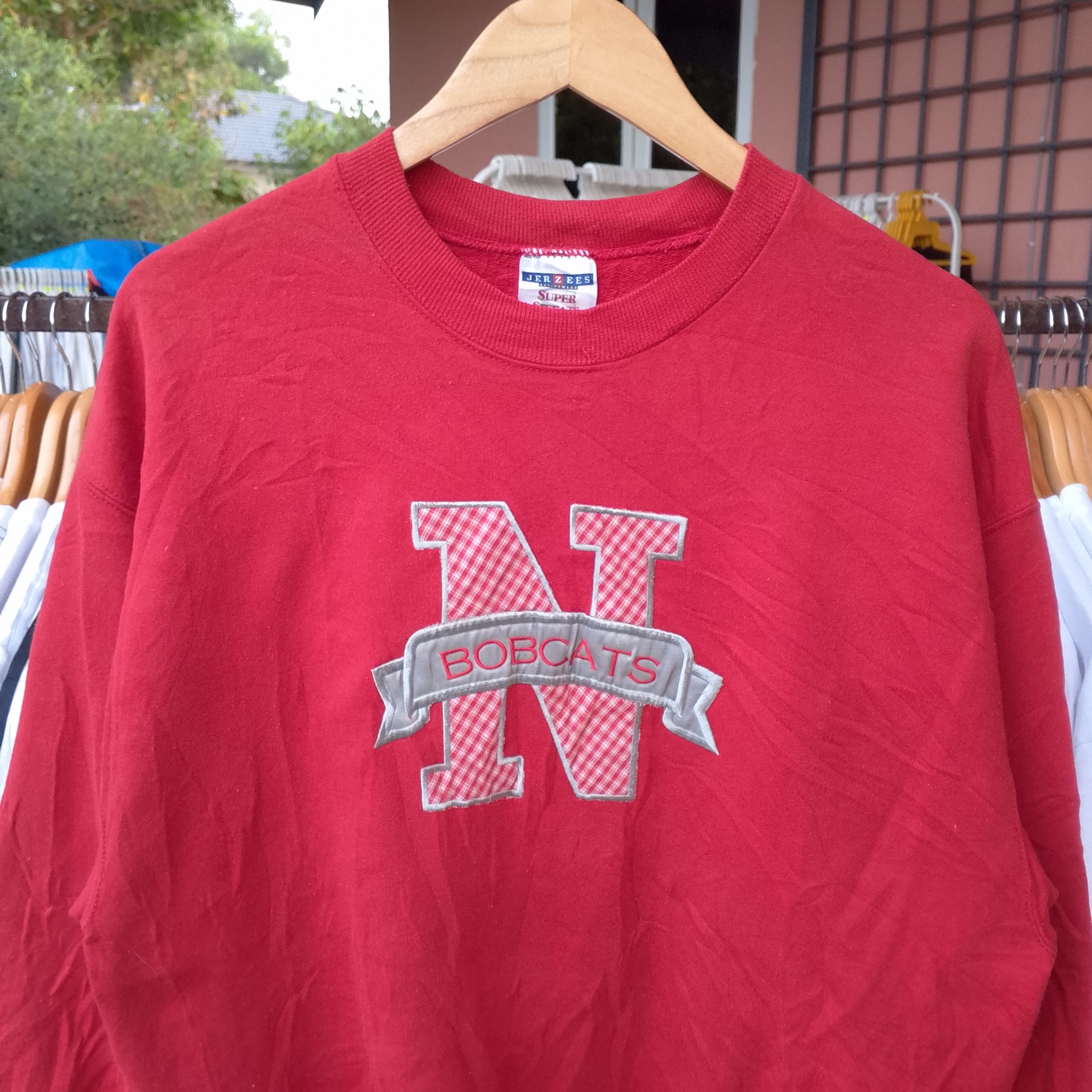Vintage Vintage Bobcats Spellout Embroidery Sweatshirt Size US L / EU 52-54 / 3 - 2 Thumbnail
