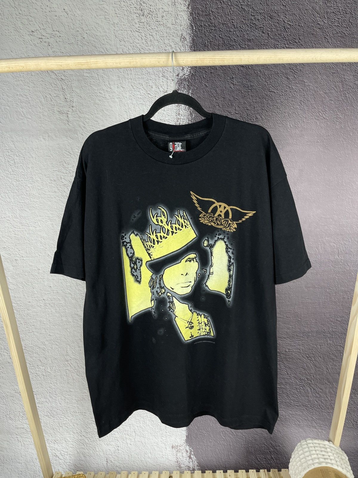 Band Tees Giant vintage 1997 Aerosmith Svengali merch band tee shirt Size US XL / EU 56 / 4 - 1 Thumbnail