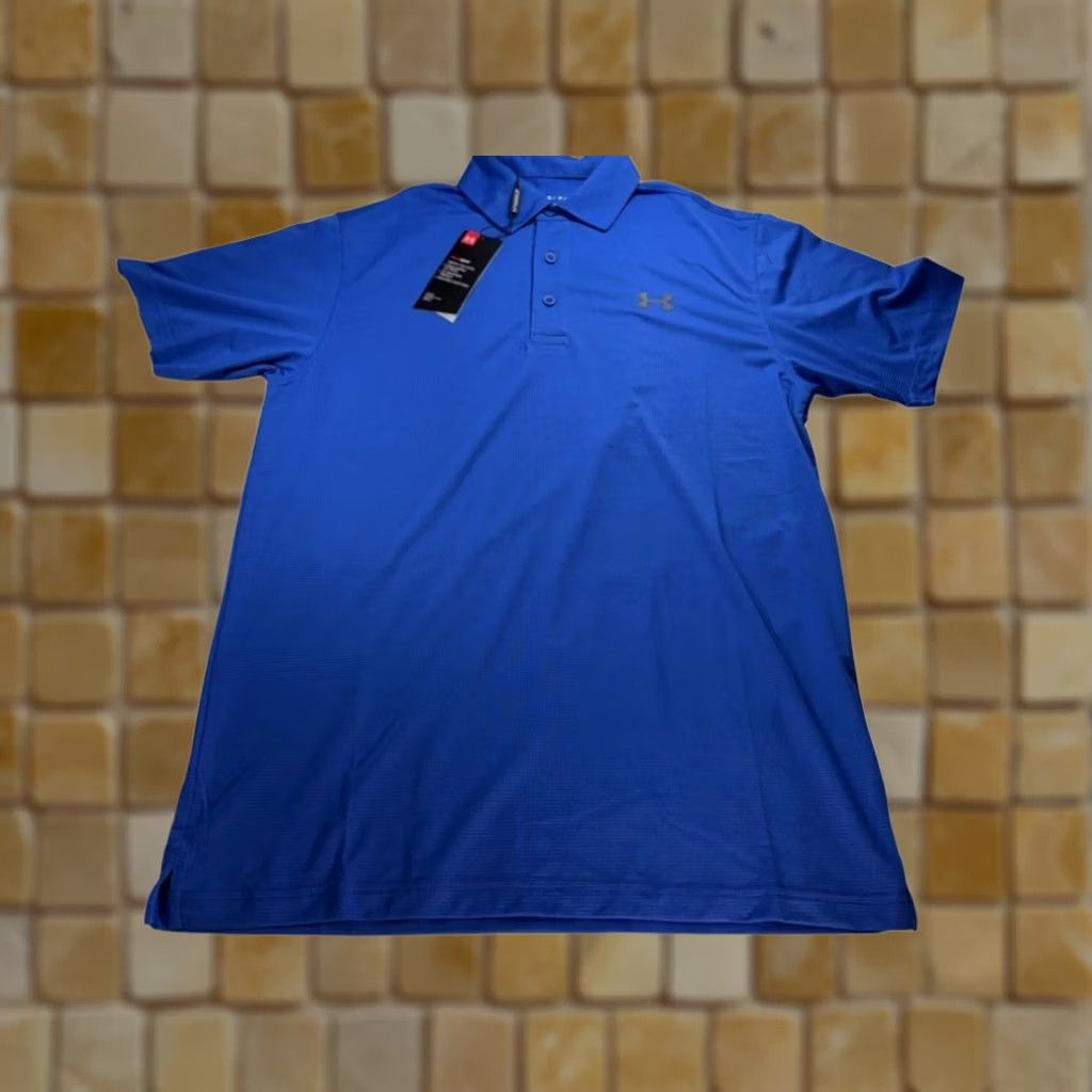 Under Armour Under Armour Golf Polo Shirt Top Playoff Shirt Polo Blue S Mens Athletic Under Armour Golf Regular XS? Size US S / EU 44-46 / 1 - 1 Thumbnail