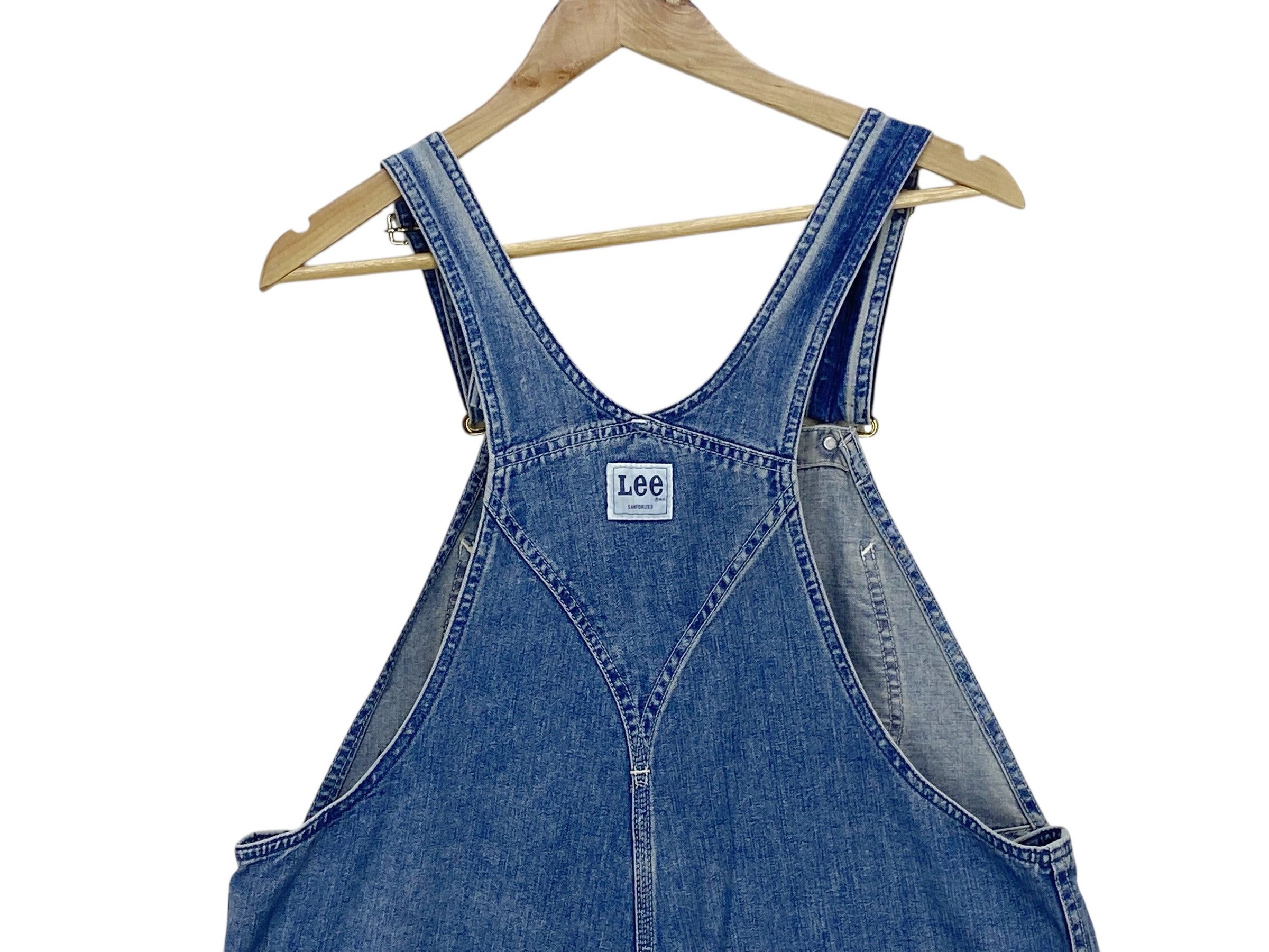 Lee Lee Bib Overalls Workwear Jeans New Age Cowboy Size US 30 / EU 46 - 7 Thumbnail