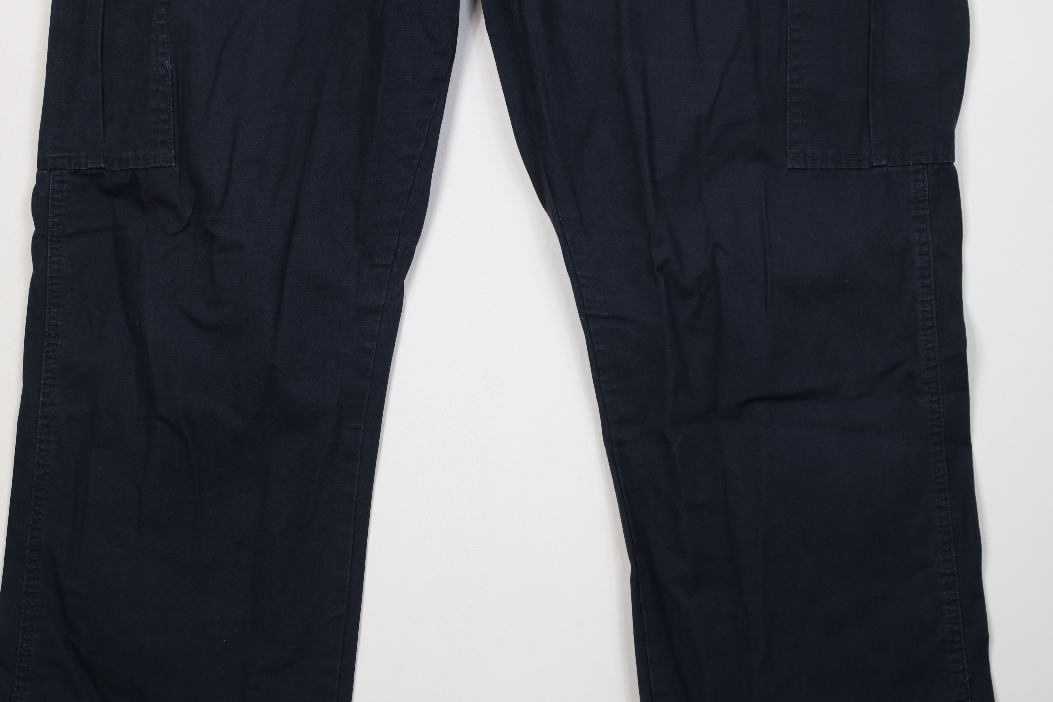 Wrangler Vintage Y2K Wrangler Ripstop Wide Leg Cargo Pants Navy Blue Size US 40 / EU 56 - 3 Thumbnail