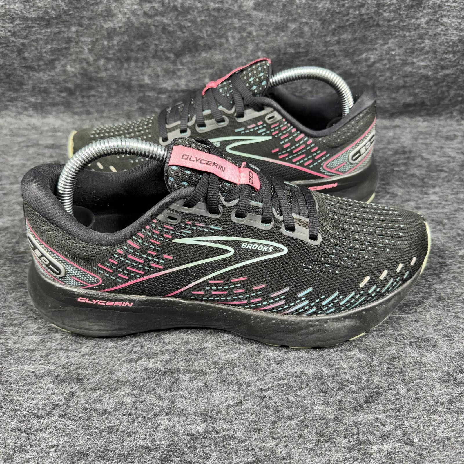 Brooks Brooks Shoes Women's 9 Black GLycerin 20 Running 1203691B005 Size US 7.5 / IT 37.5 - 5 Thumbnail