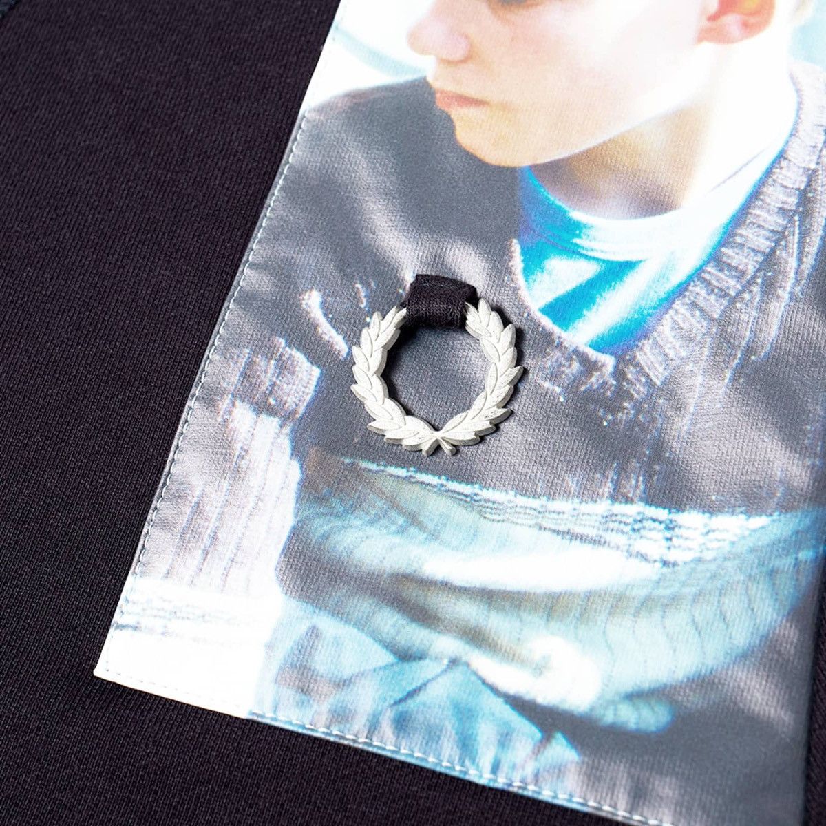Fred Perry × Raf Simons New Raf Simons Fred Perry Portrait Patch Jumper Sweatshirt Size US M / EU 48-50 / 2 - 7 Thumbnail