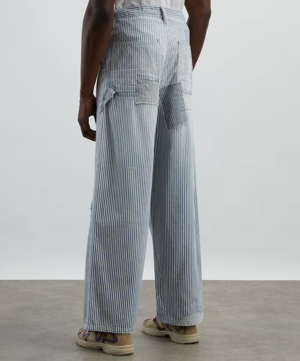 Kapital Kountry 10oz HICKOREE Stripe Painter PORT Baggy Pants Size US 32 / EU 48 - 10 Thumbnail