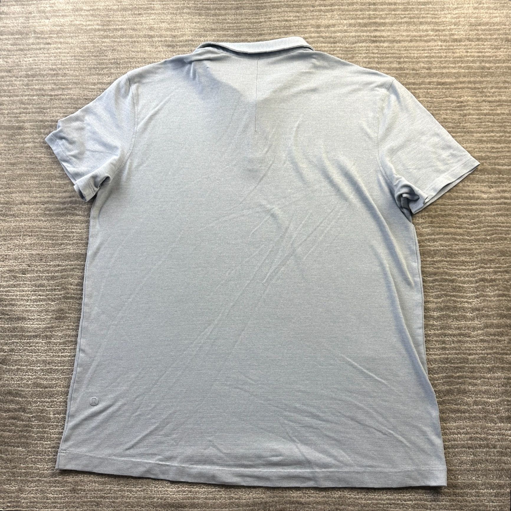 Lululemon Lululemon Polo Shirt Mens Large Blue Evolution Performance Top Shirt Size US L / EU 52-54 / 3 - 2 Thumbnail