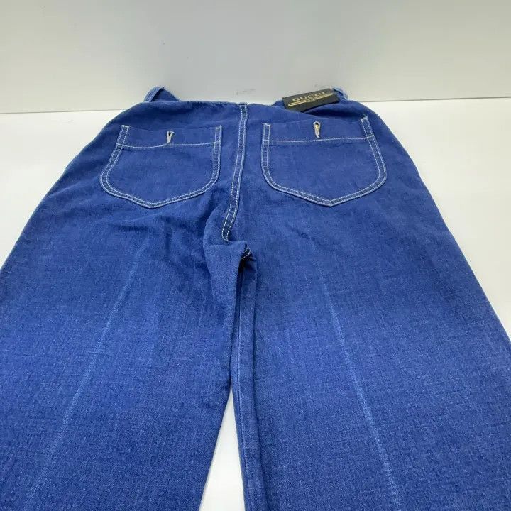 Gucci Gucci Canvas Cuffed Straight-Leg Jeans for Women-2507 Size 26" / US 2 / IT 38 - 6 Thumbnail