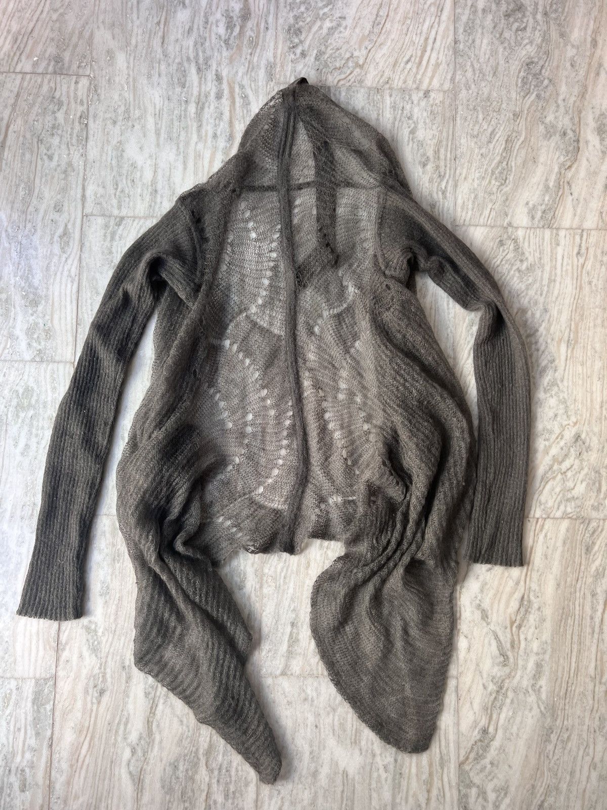 Rick Owens Rick Owens FW08 “Stag” Psycho Knit Cardigan Size US M / EU 48-50 / 2 - 5 Thumbnail