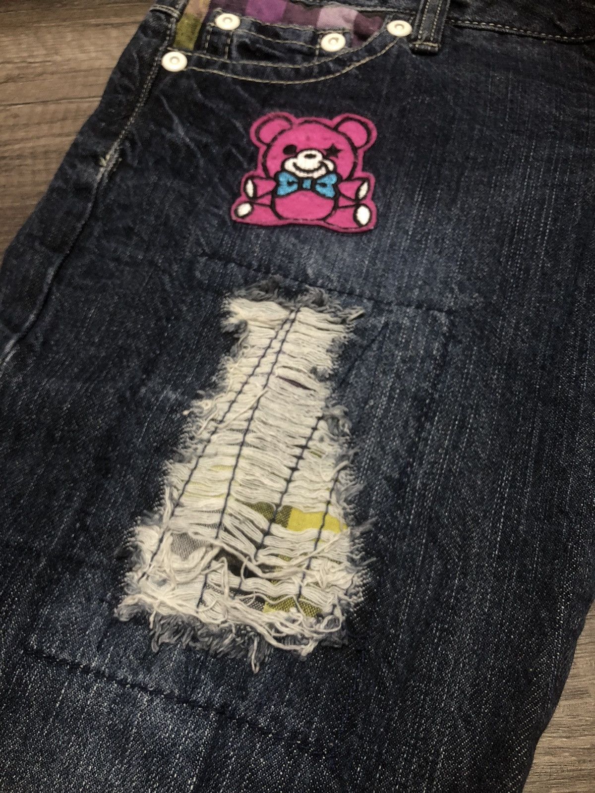 Designer × Japanese Brand C.O.L.Z.A FUNKY GIRLS RAKISH STYLE JOY US DOUBLE WAIST JAPAN Size US 32 / EU 48 - 18 Thumbnail