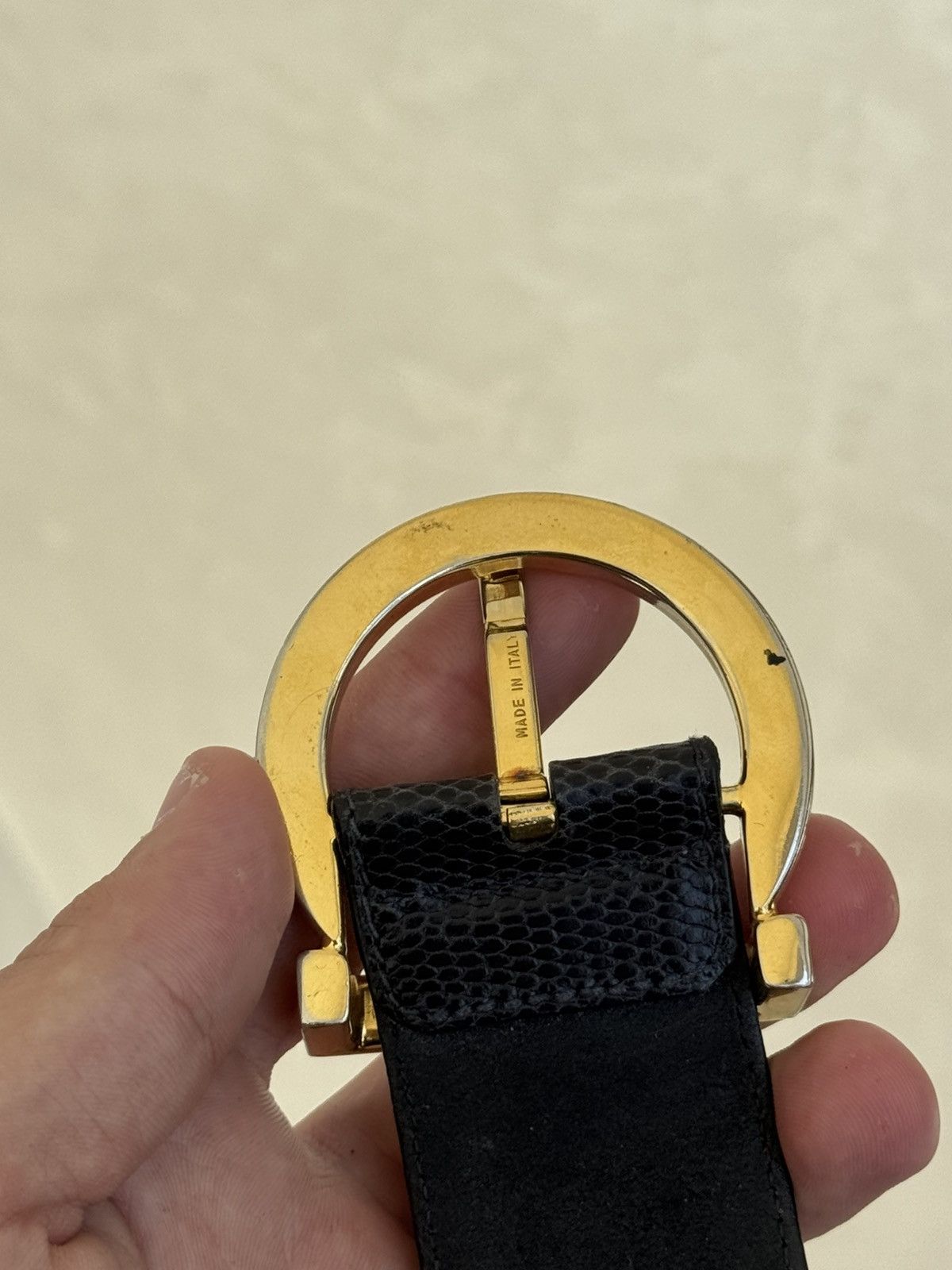 Salvatore Ferragamo Salvatore Ferragamo Belt Leather Y2K Size ONE SIZE - 3 Thumbnail