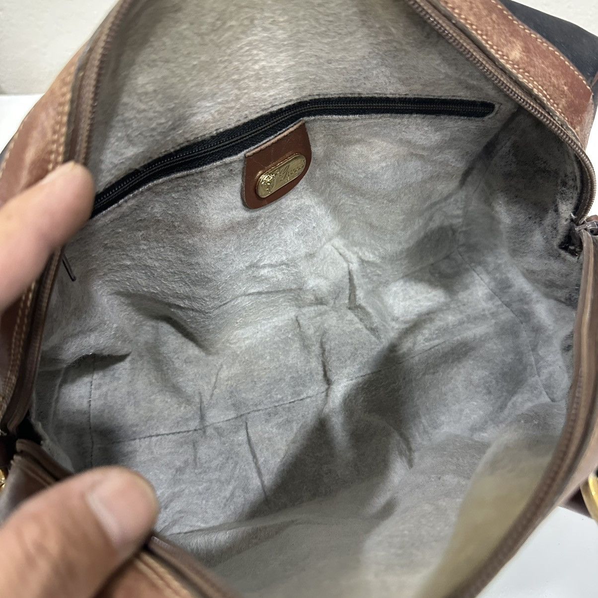 Gucci ‼️LASTDROP‼️ VINTAGE GUCCI GG MONOGRAM CANVAS BOSTON BAG Size ONE SIZE - 12 Thumbnail