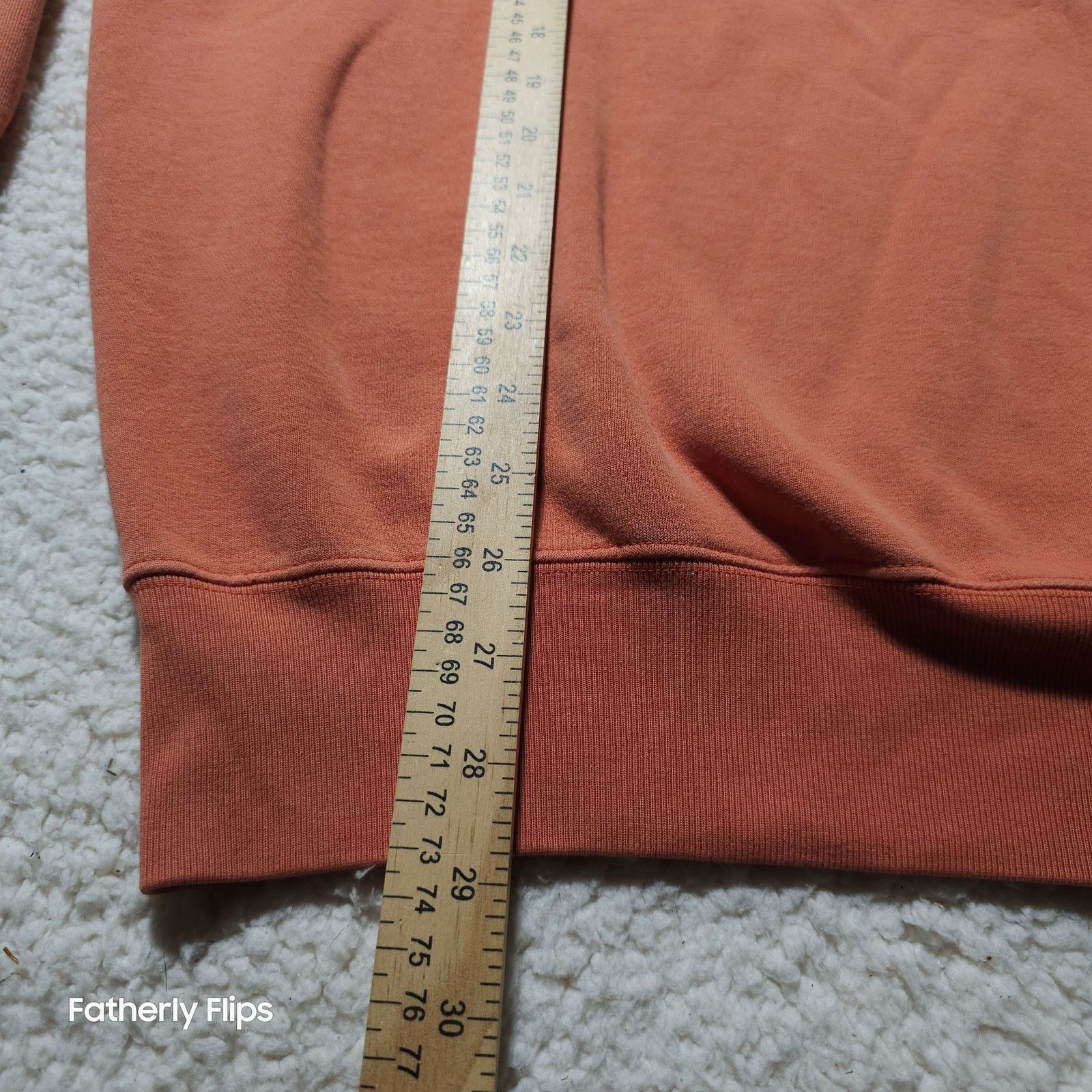 Polo Ralph Lauren Polo Ralph Lauren Burnt Orange Waffle Lined Sweatshirt L Size US L / EU 52-54 / 3 - 4 Thumbnail