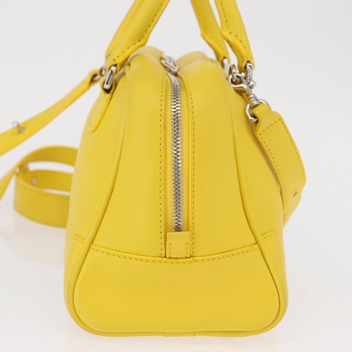 Loewe Loewe Leather Handbag Yellow Size ONE SIZE - 3 Thumbnail
