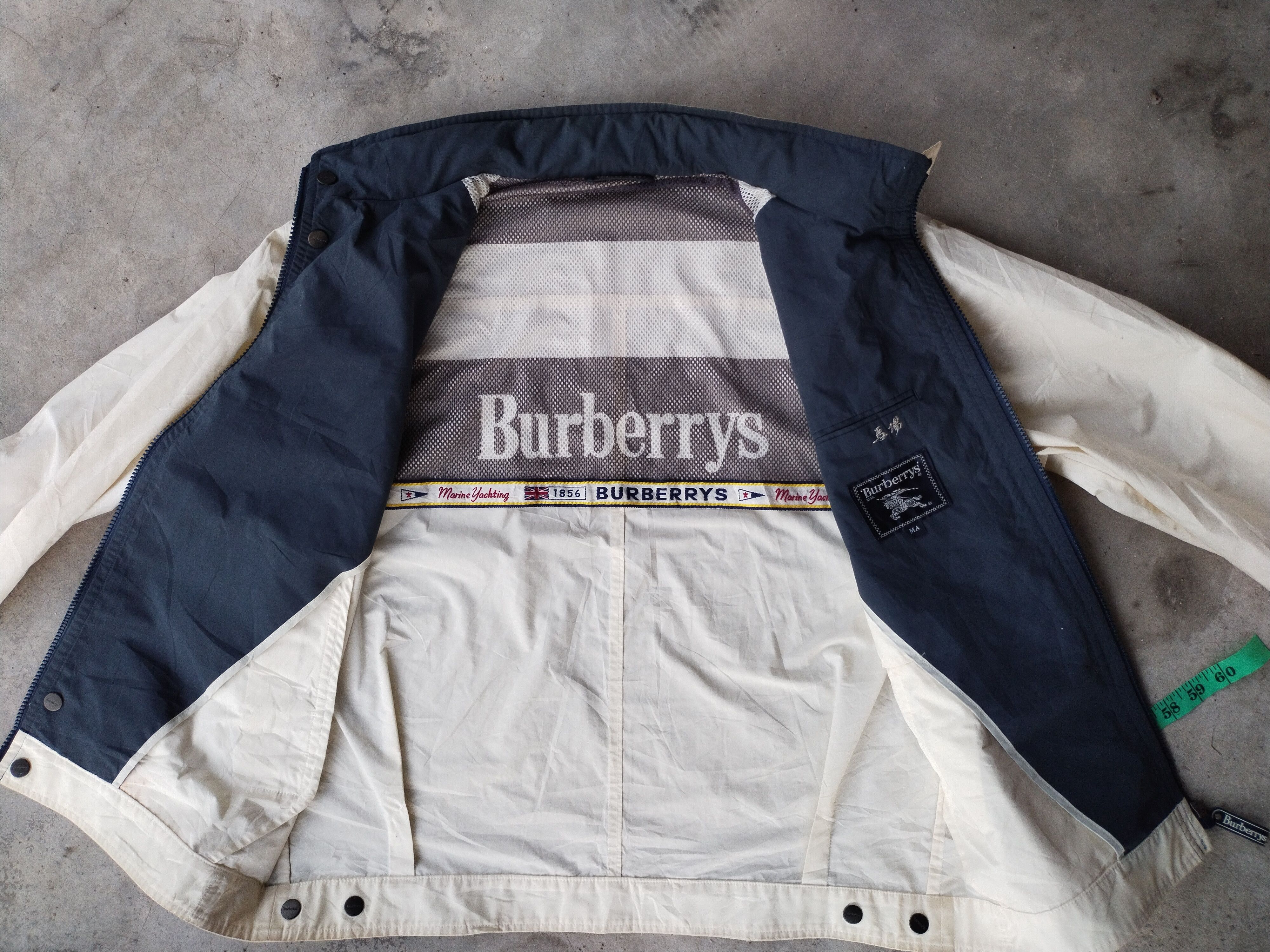 Burberry Vintage Burberry Sport Light Jacket Cream Size US M / EU 48-50 / 2 - 5 Thumbnail