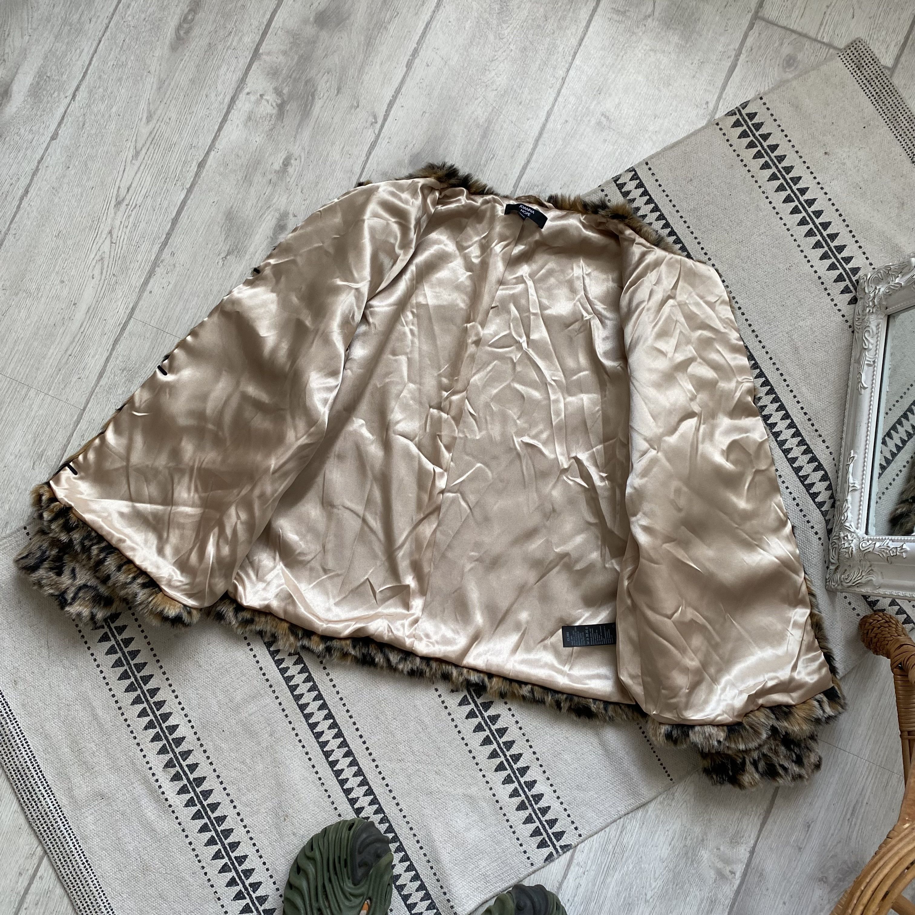If Six Was Nine Vintage 00s Leopard print Faux Fur Jacket Avant-garde Size M / US 6-8 / IT 42-44 - 9 Thumbnail