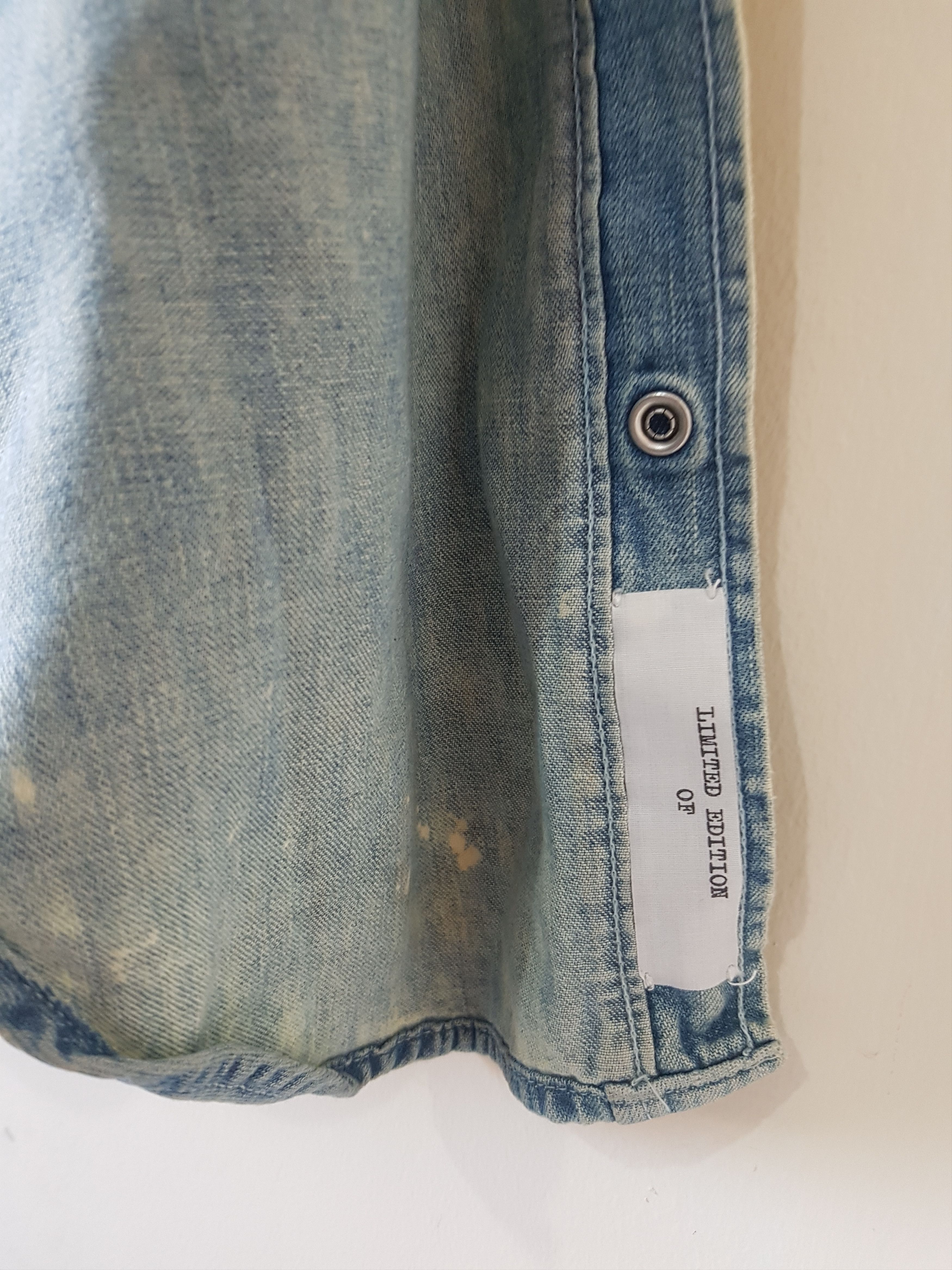 Levi's Vintage Clothing LVC 50's Shorthorn Western Denim Shirt Size US M / EU 48-50 / 2 - 7 Thumbnail