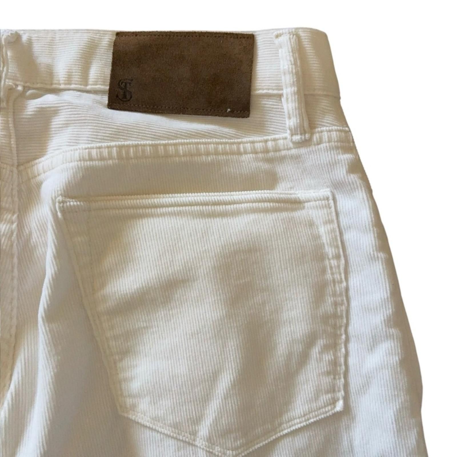 Todd Snyder Todd Snyder New York Slim Fit 5-Pocket Corduroy Pant White Size US 28 / EU 44 - 8 Thumbnail