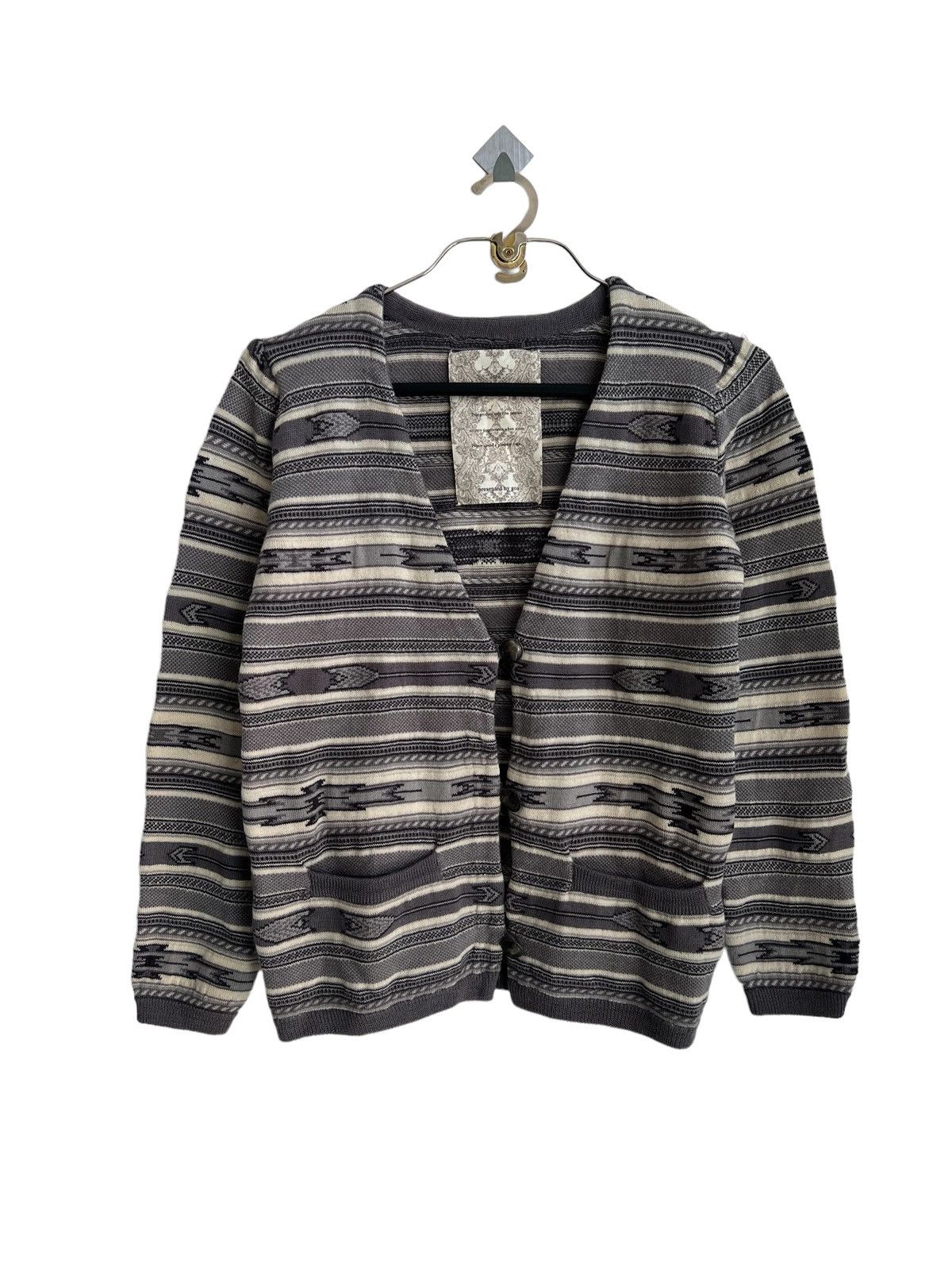 GOA Aztec Chimayo Native GOA Cargo Bondage Knit Cardigan Sweats Size US S / EU 44-46 / 1 - 3 Thumbnail