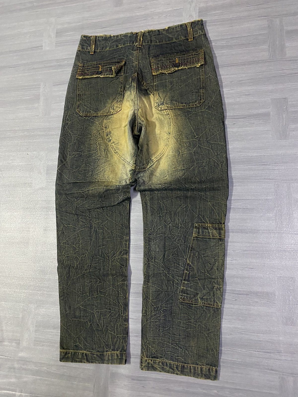 Woolrich Woolen Mills Vintage 90’s WOOLRICH Mudmax Claw Mark Baggy Denim Size US 35 - 15 Thumbnail
