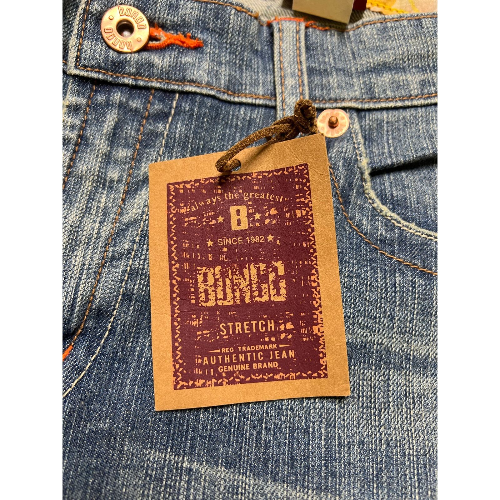 Vintage Vintage Bongo Flare Jeans Womens Size 11 Y2K Low Rise Size 31" - 10 Thumbnail