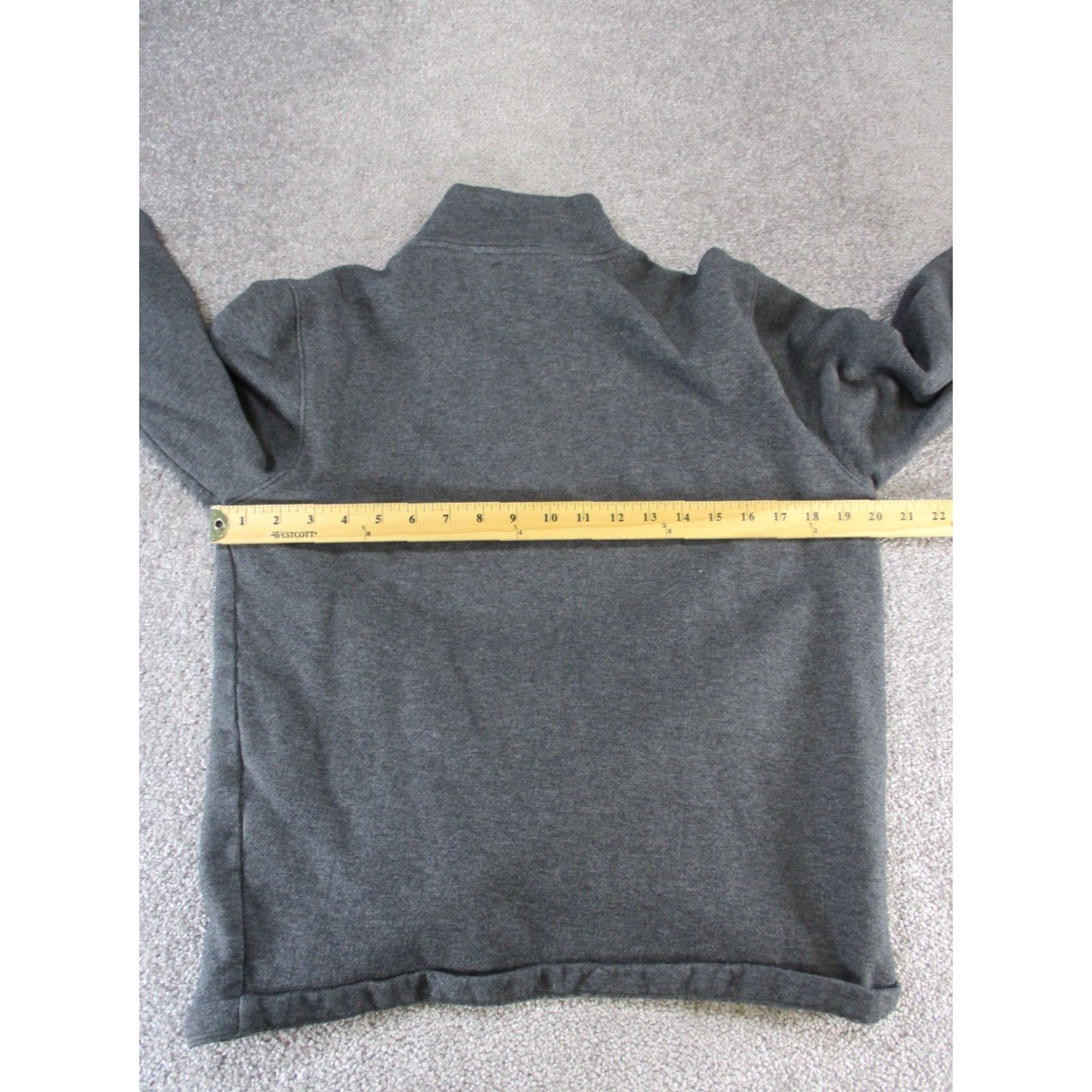 Bonobos VINTAGE Bonobos Sweater Mens Small Gray Cotton Quarter Zip Pullover Mock Neck Knit 90s Mens Size US S / EU 44-46 / 1 - 5 Thumbnail